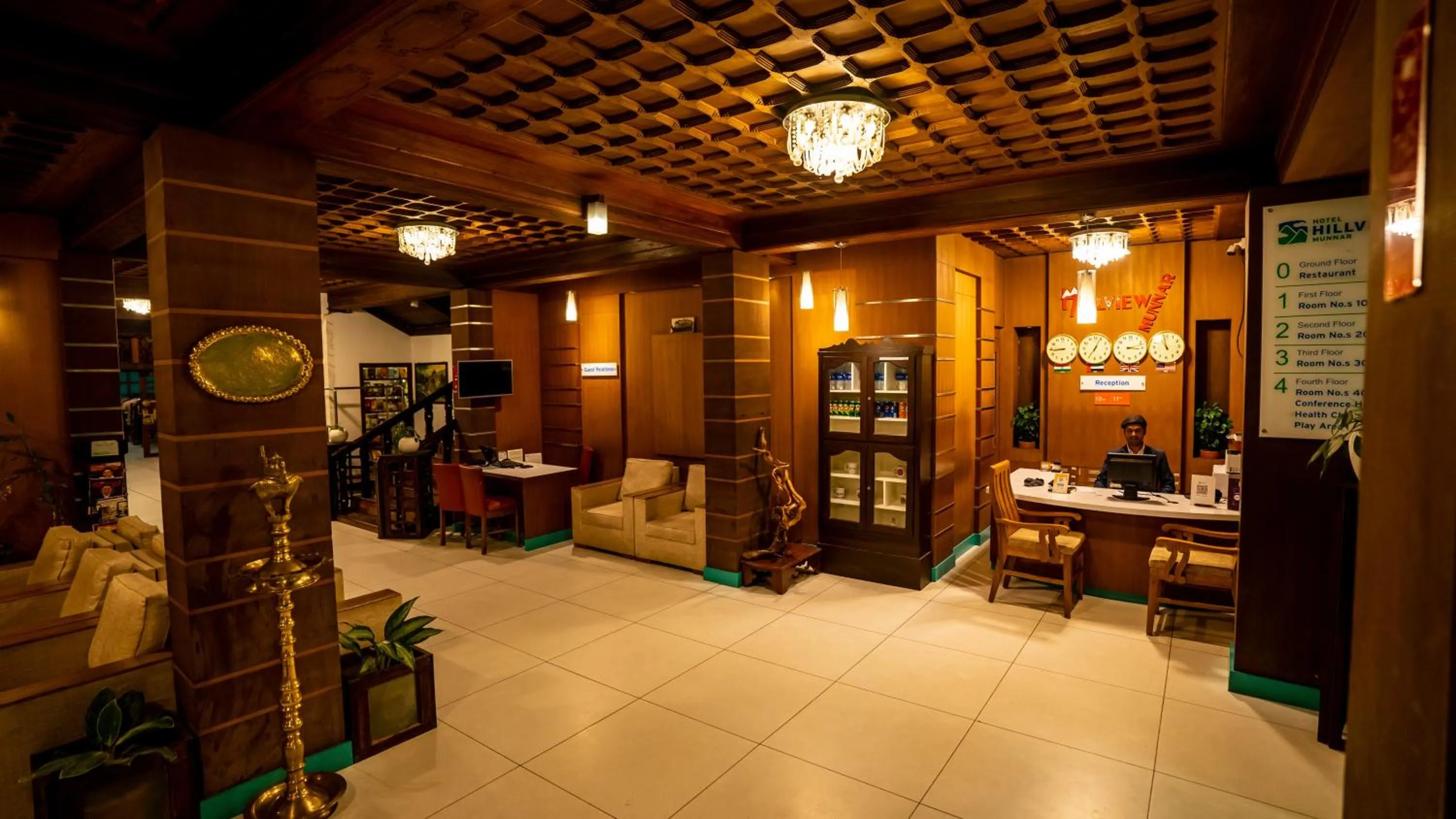 Lobby or reception in HillView Munnar