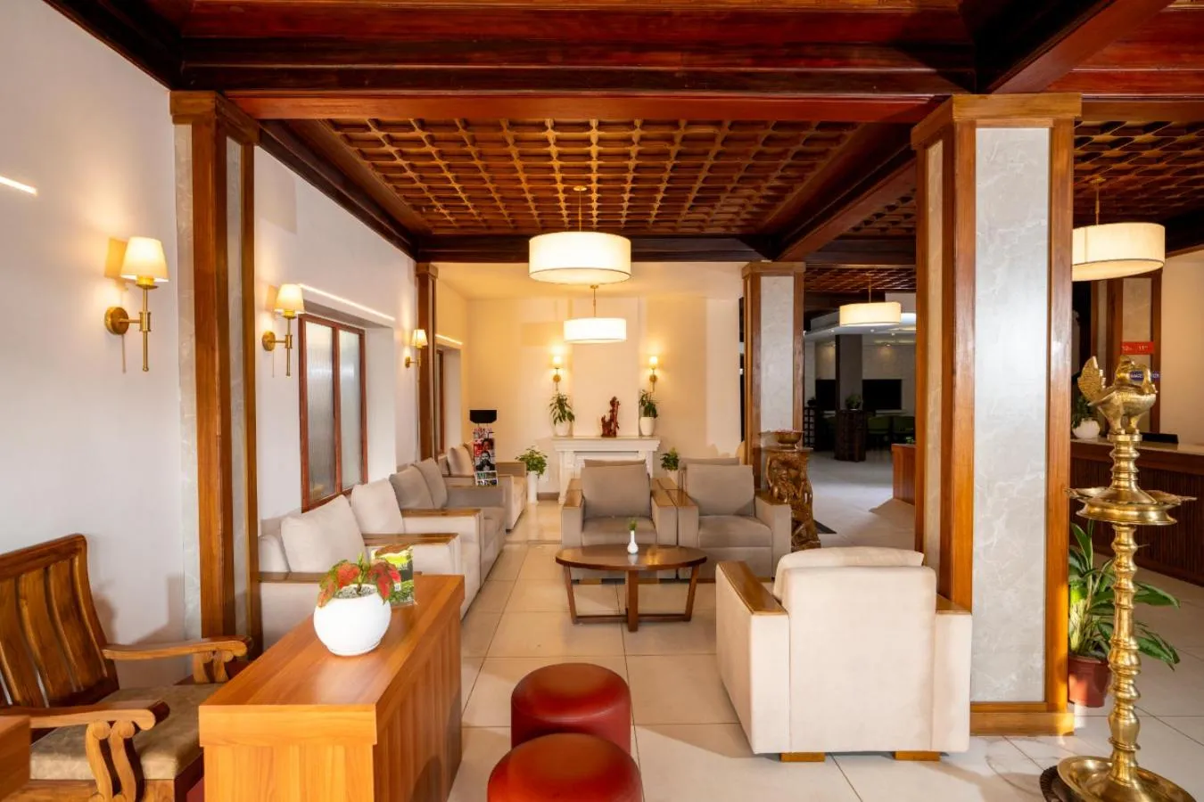 Lobby or reception in HillView Munnar