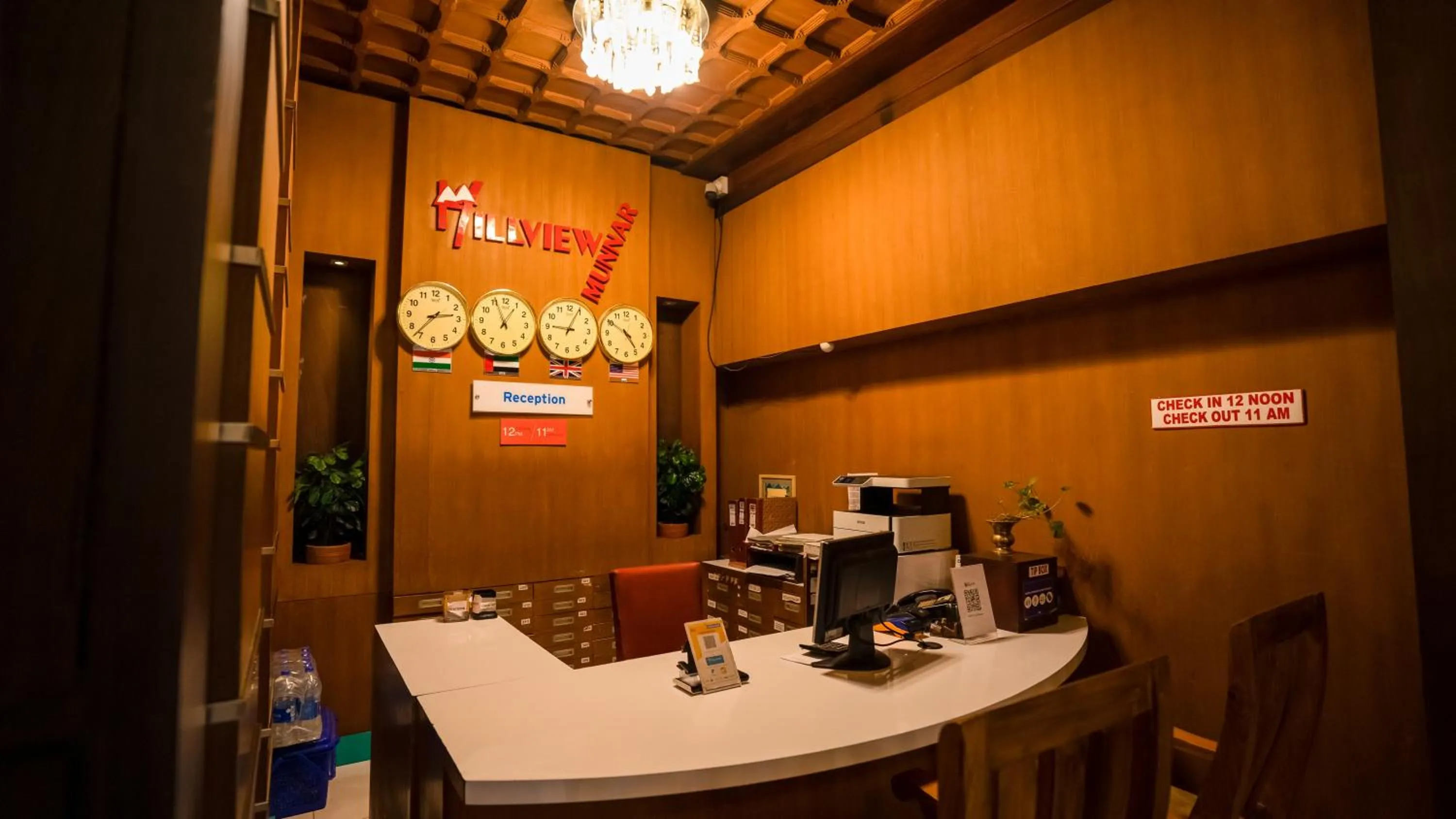 Lobby or reception in HillView Munnar