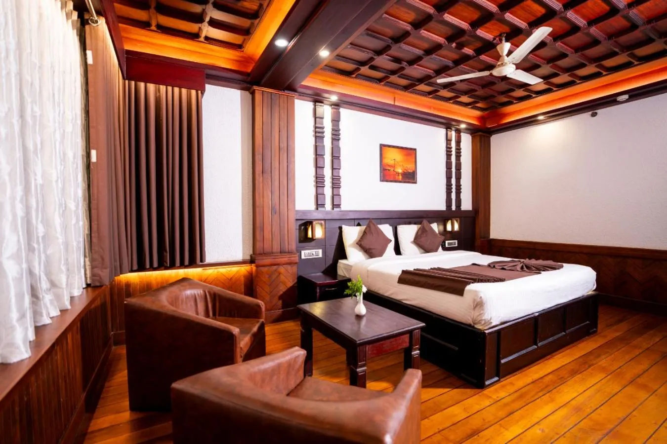 Bed in HillView Munnar