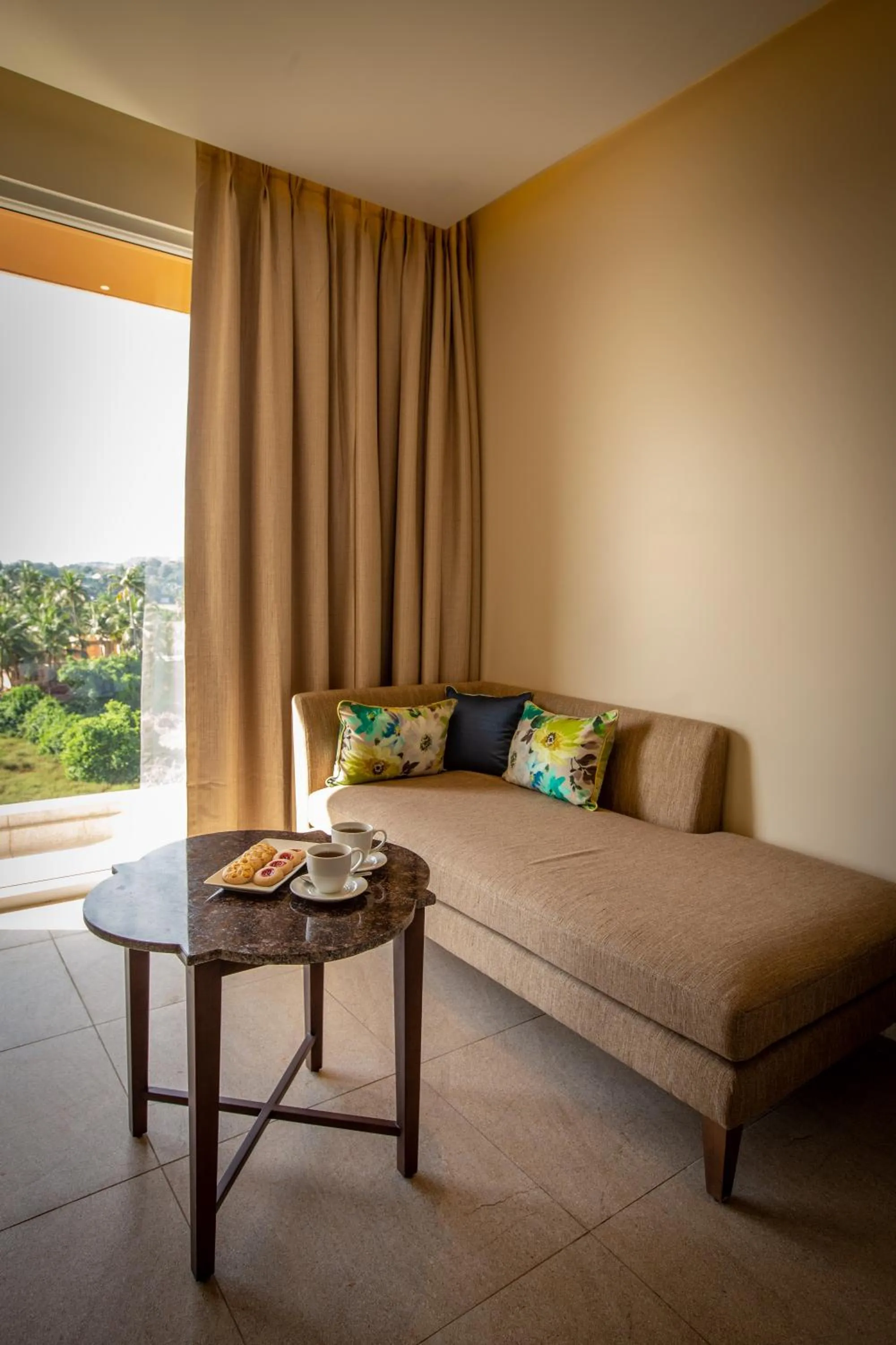 Seating area in Nanu Resort , Arambol