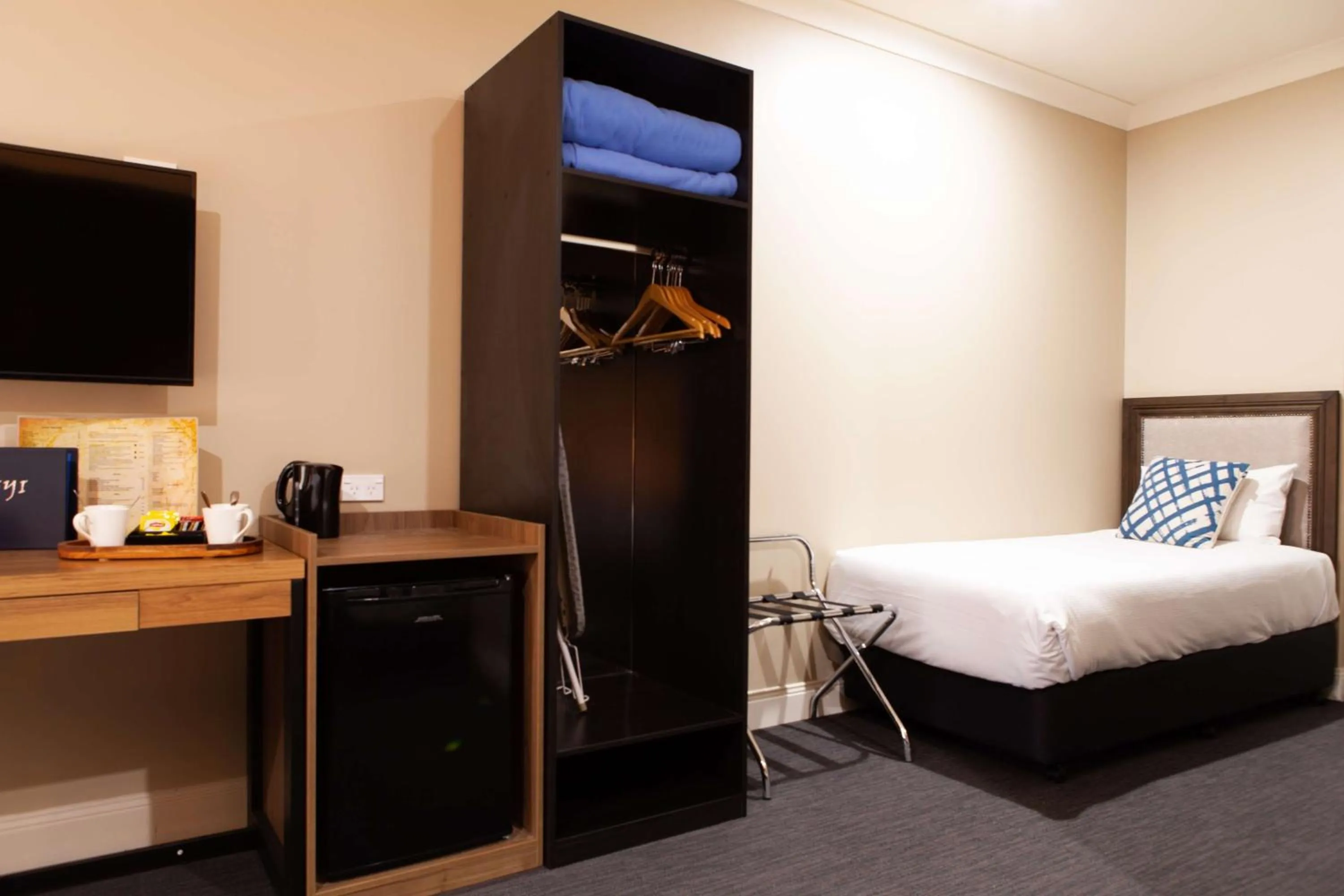 Bedroom, Bed in Nightcap at Archer Hotel