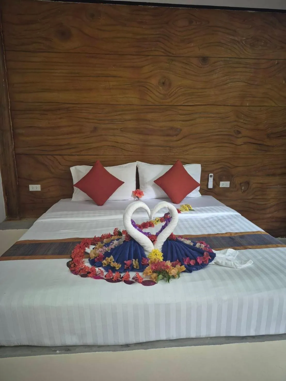 Bed in Poonsap Resort