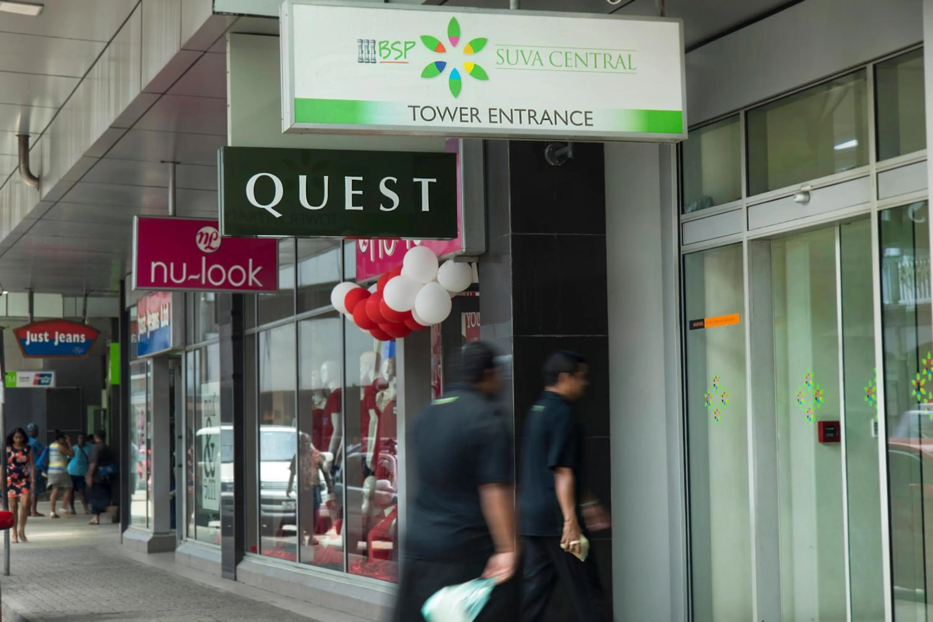 Facade/entrance in Quest Suva