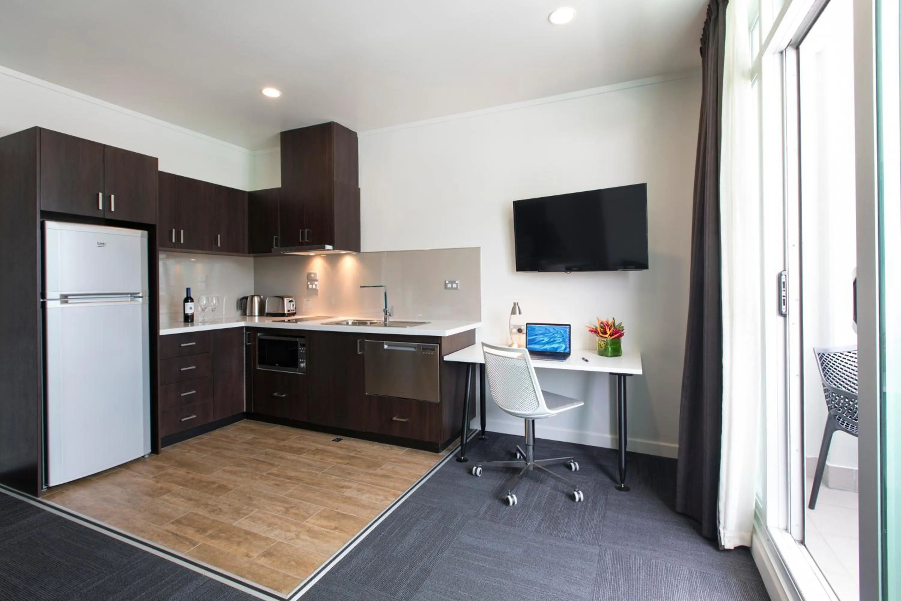 Kitchen or kitchenette in Quest Suva