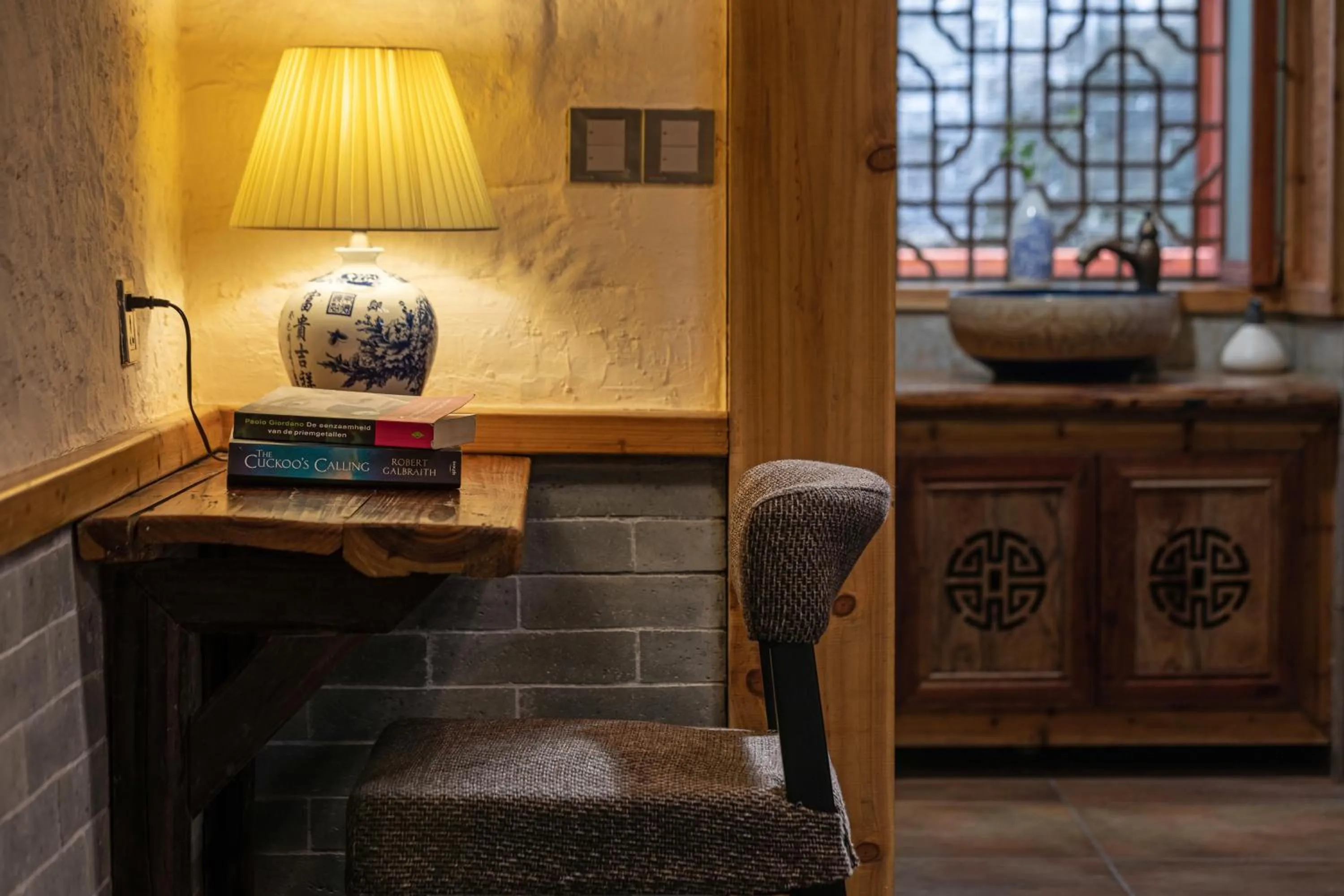 Seating area in Yangshuo Secret Garden