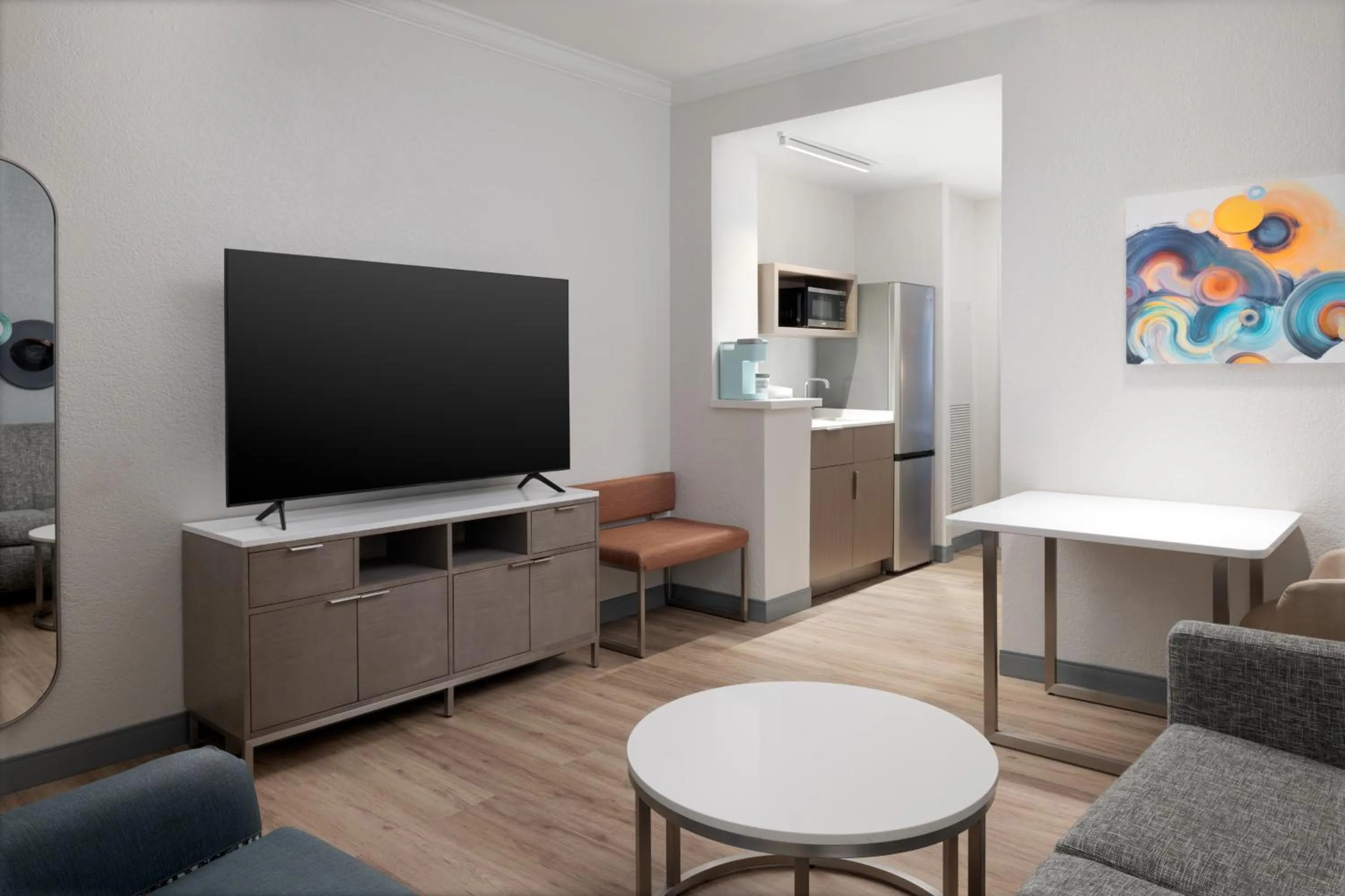 Living room in Hilton Boca Raton Suites