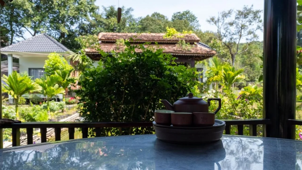 Patio in Phu Quoc Areca Garden Bungalow