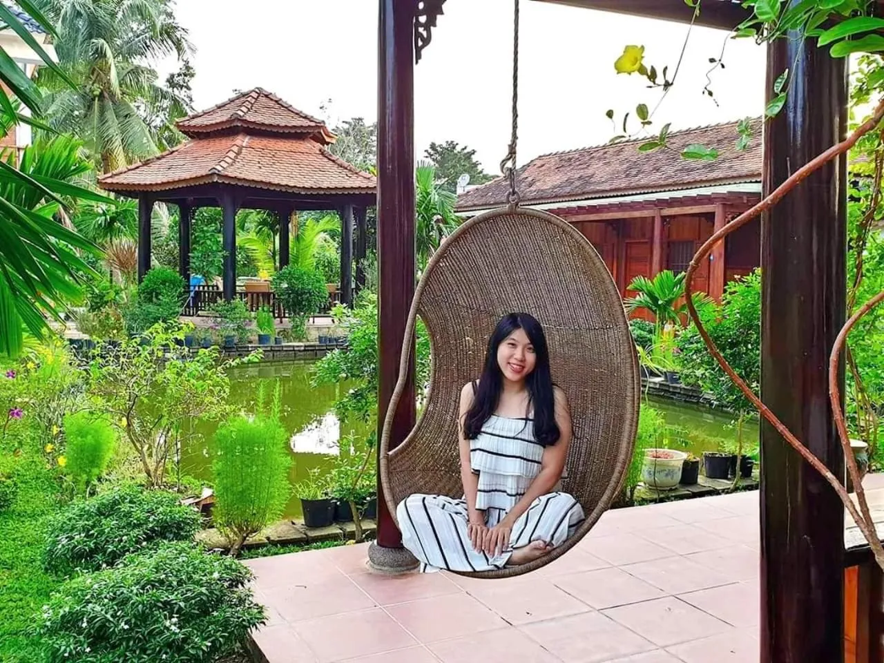 Patio in Phu Quoc Areca Garden Bungalow