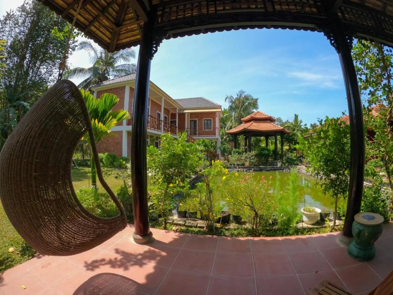 Patio in Phu Quoc Areca Garden Bungalow