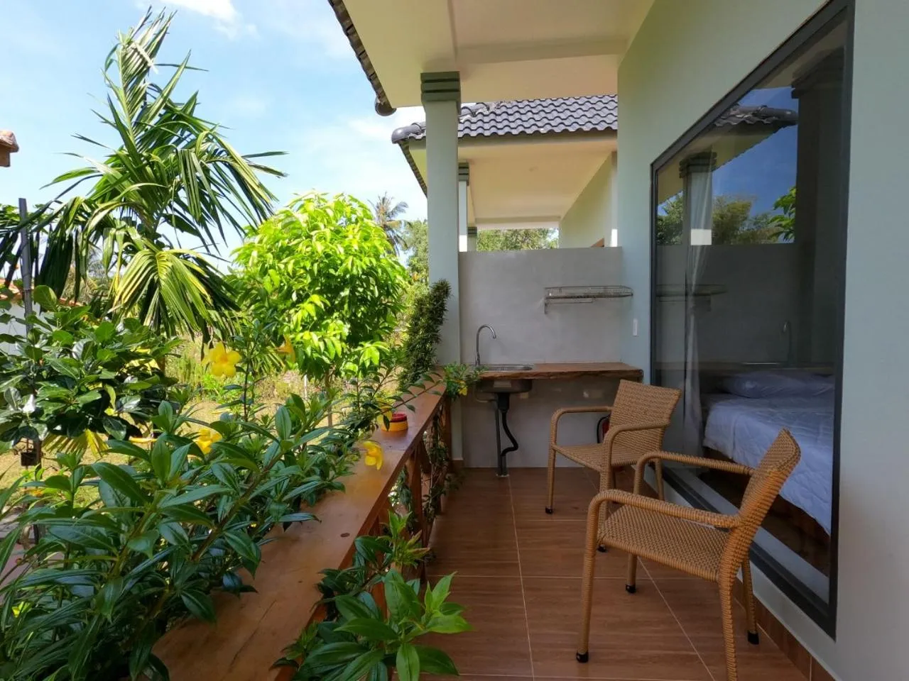 Balcony/Terrace in Phu Quoc Areca Garden Bungalow