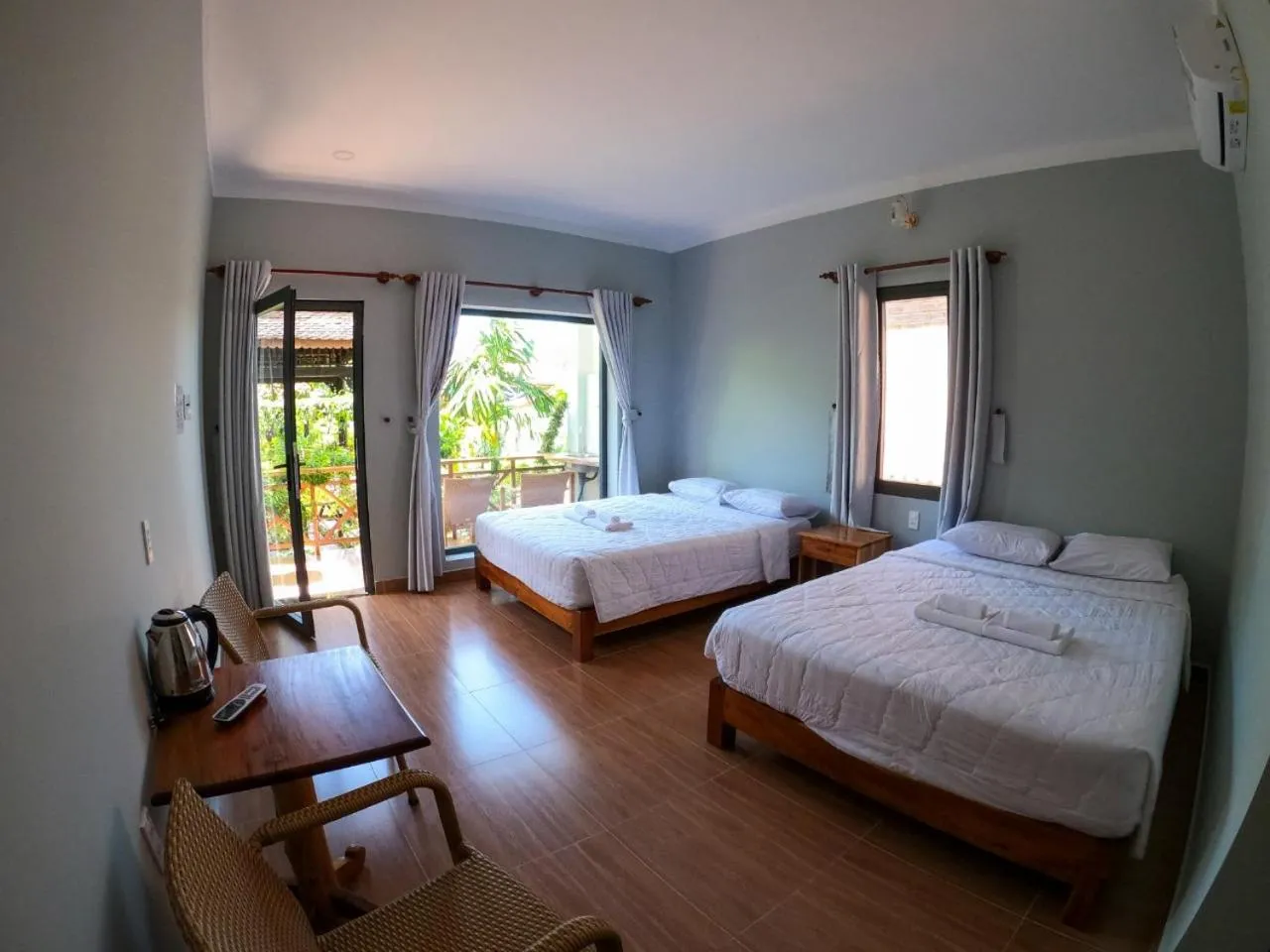 Bed in Phu Quoc Areca Garden Bungalow