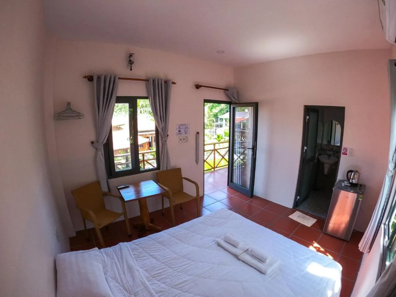 Bed in Phu Quoc Areca Garden Bungalow