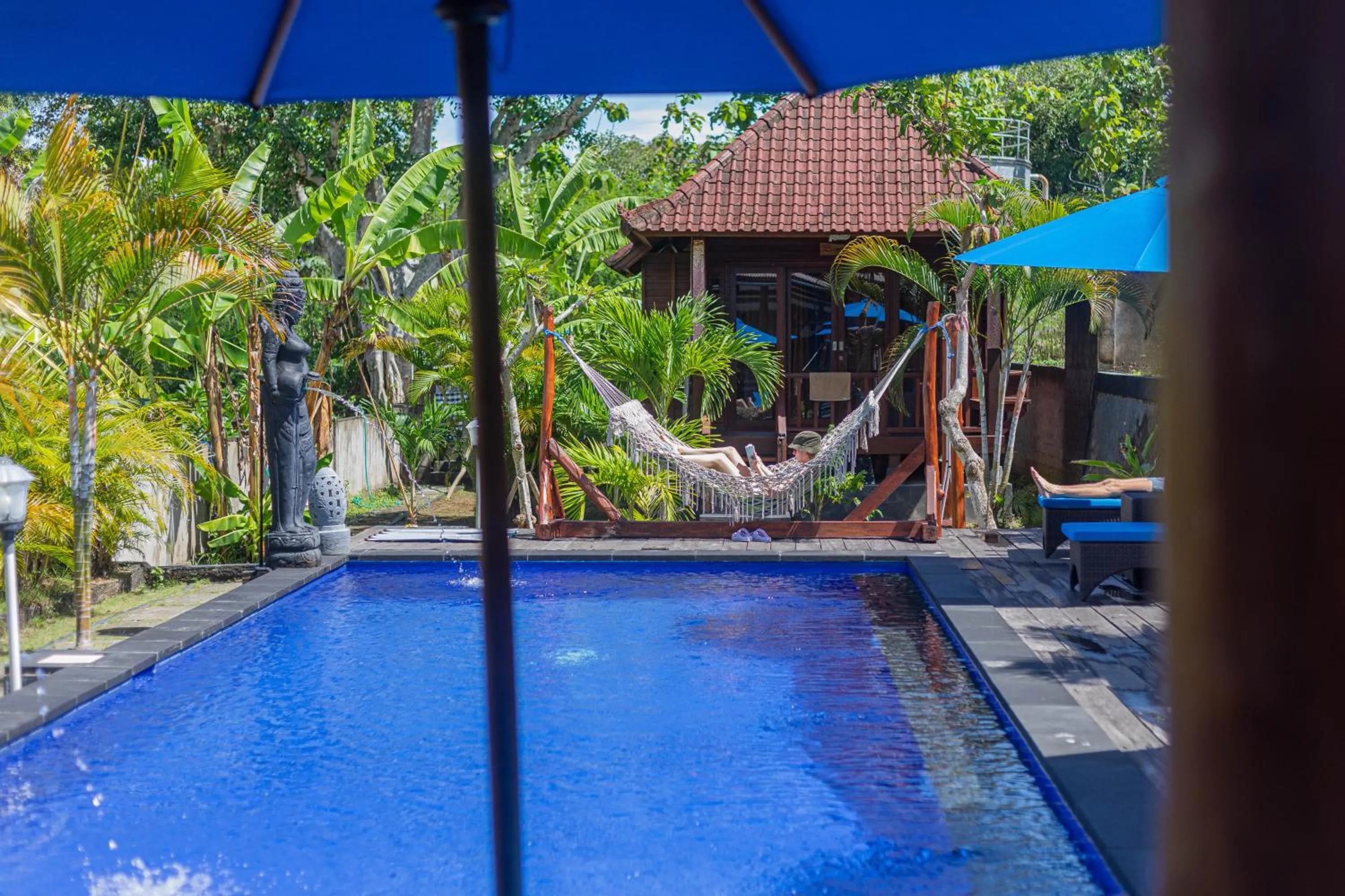Swimming pool in Tatak Bunut Villa Ceningan