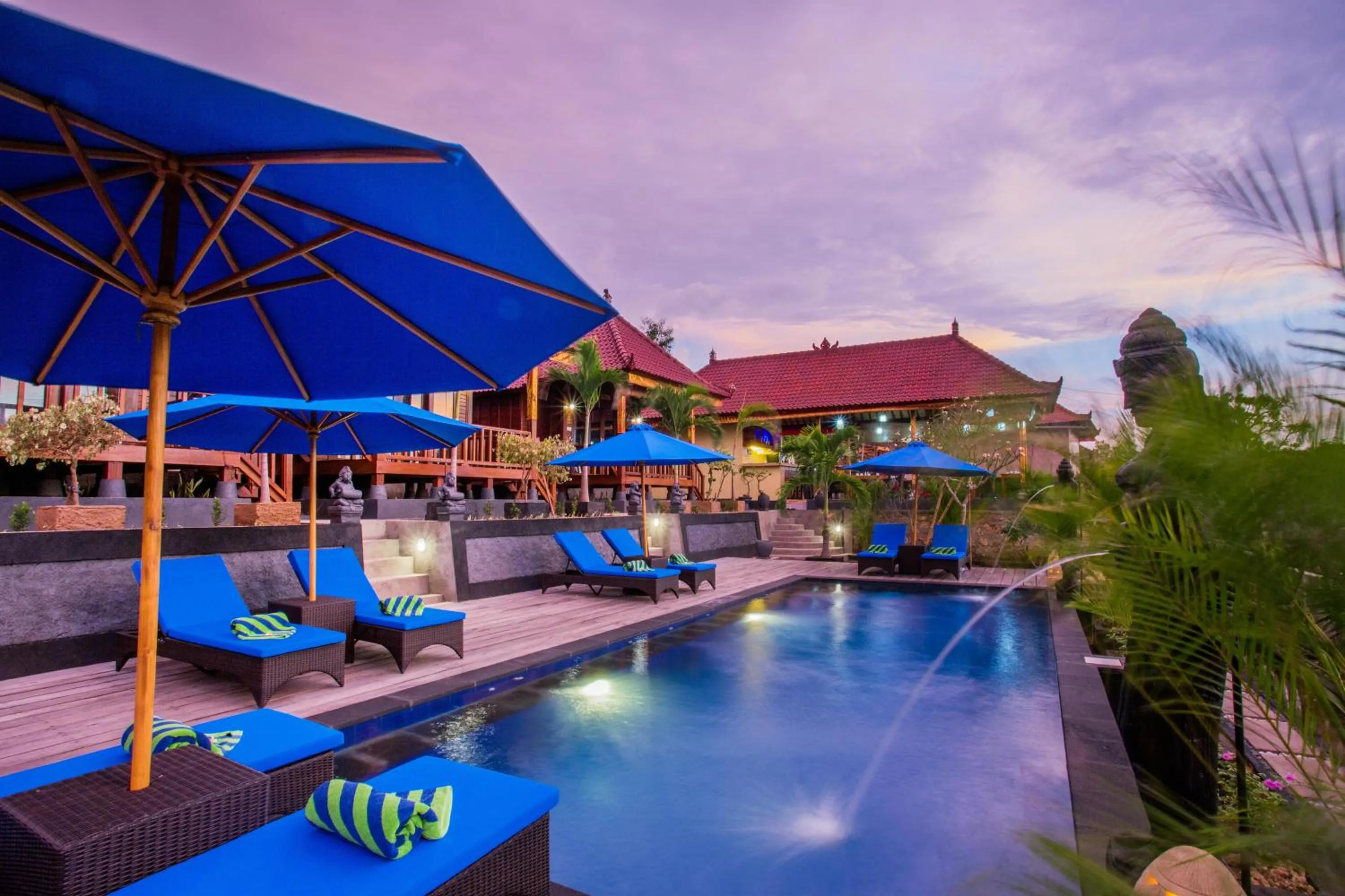 Swimming pool in Tatak Bunut Villa Ceningan