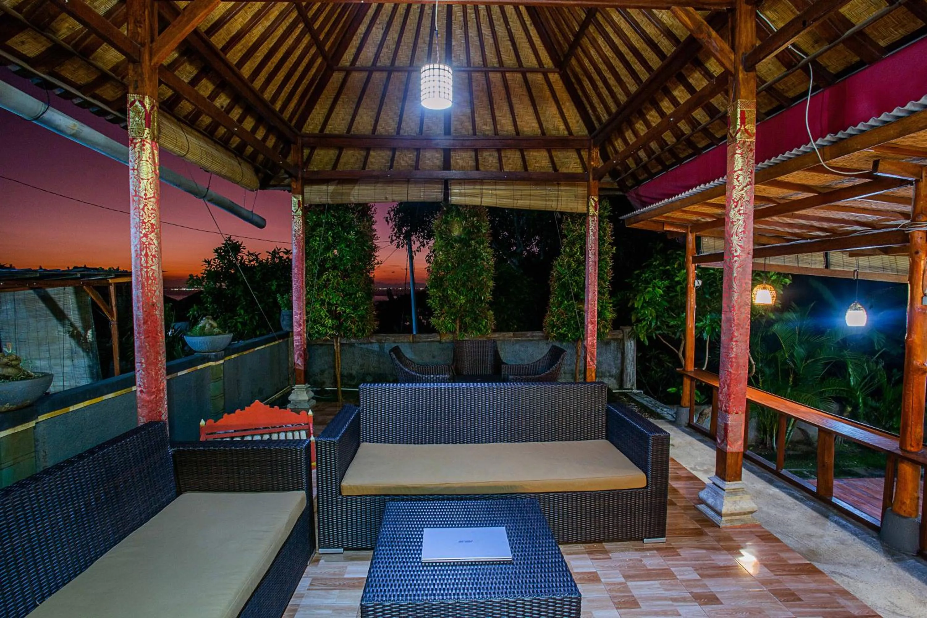 Living room in Tatak Bunut Villa Ceningan