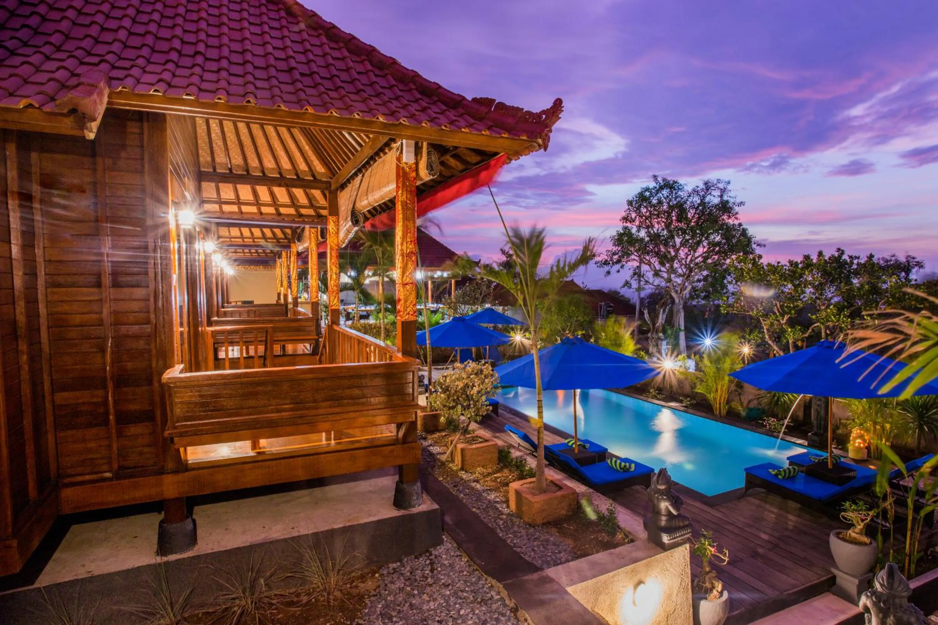 Natural landscape in Tatak Bunut Villa Ceningan