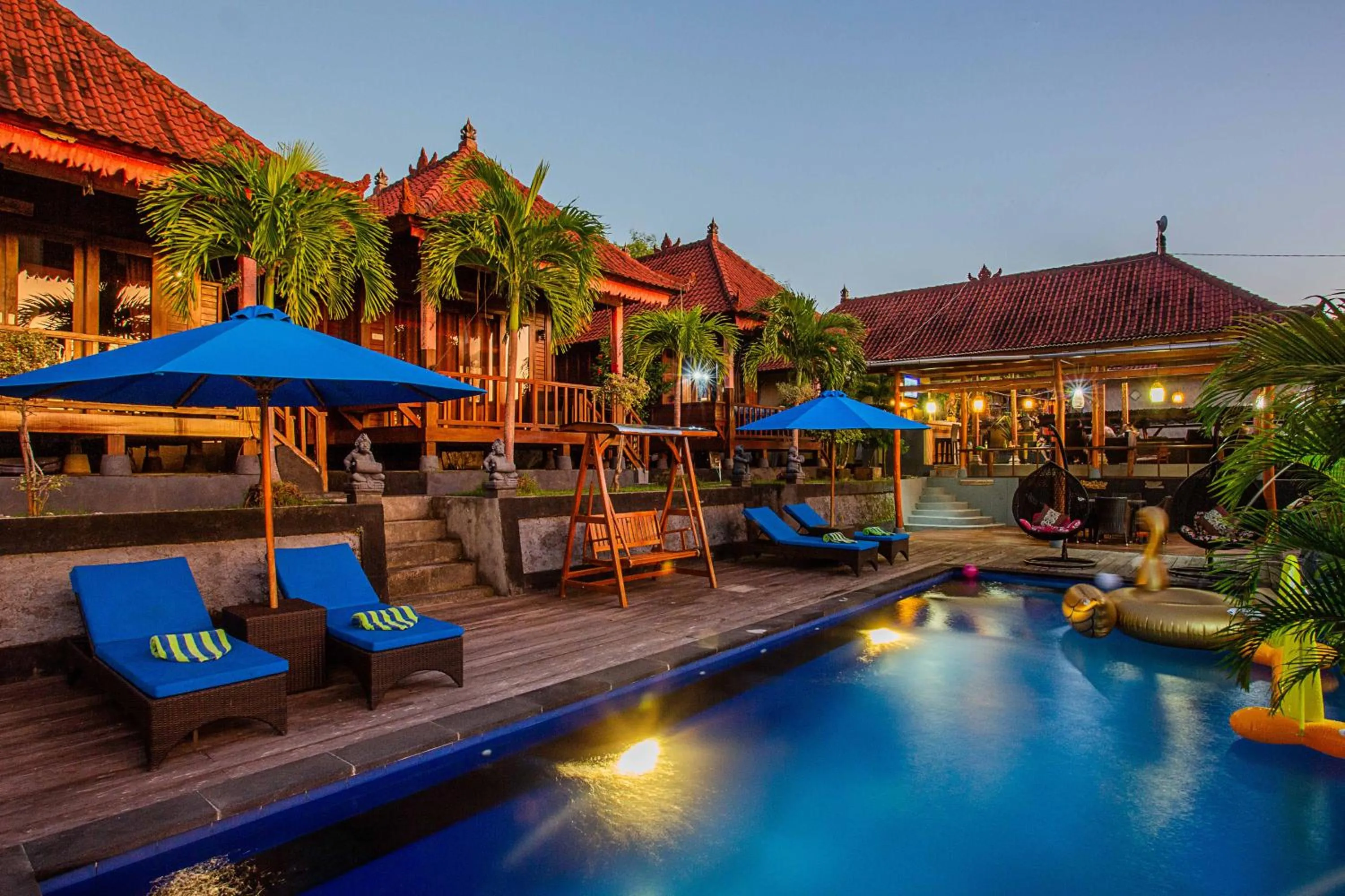 Swimming pool in Tatak Bunut Villa Ceningan