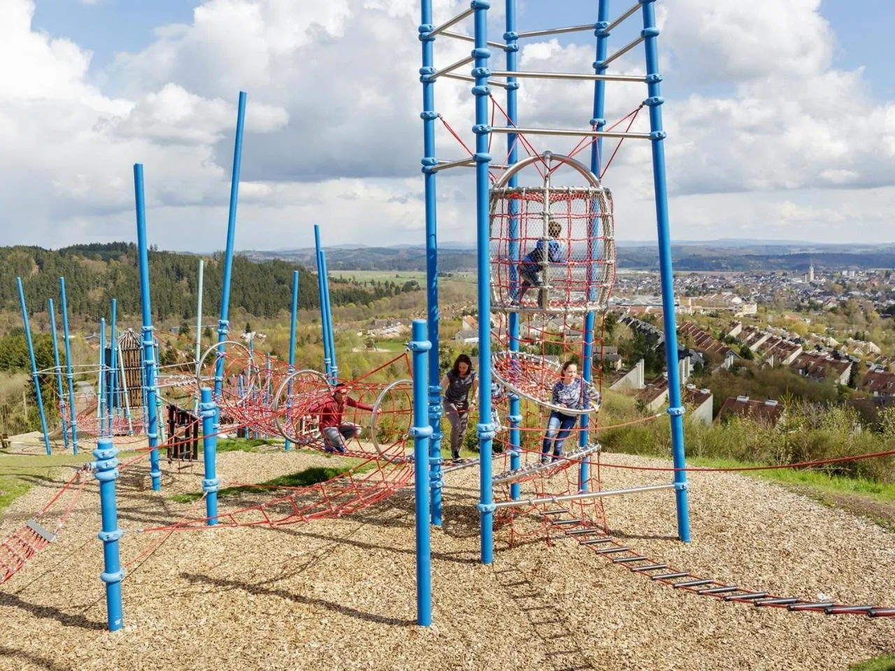 Children play ground in Hotel Hochsauerland by Center Parcs