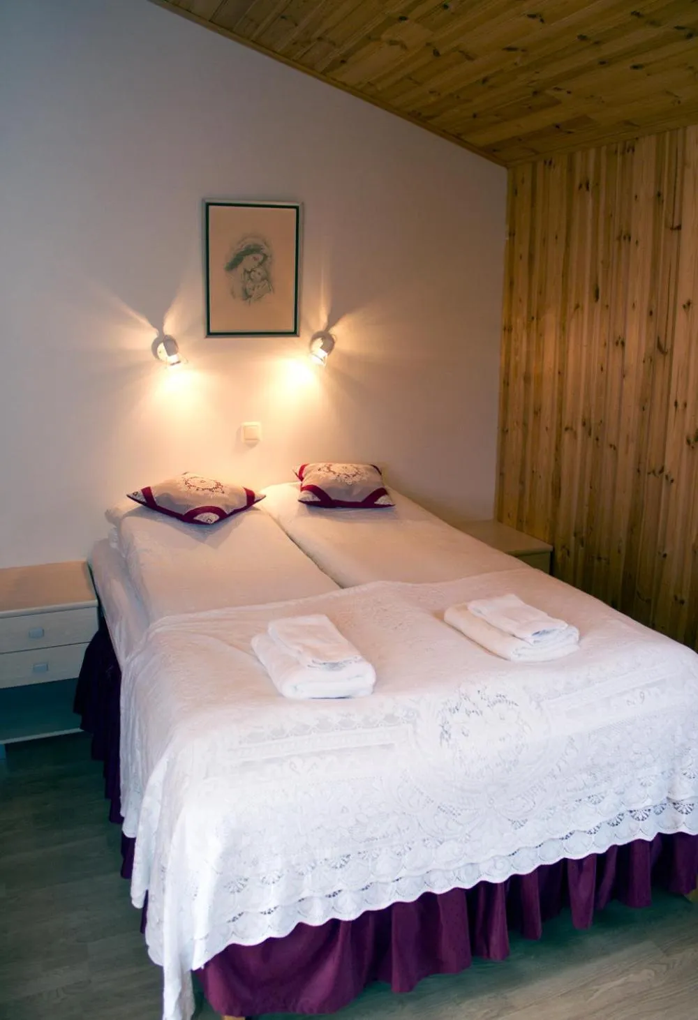 Bed in Guesthouse Skálafell