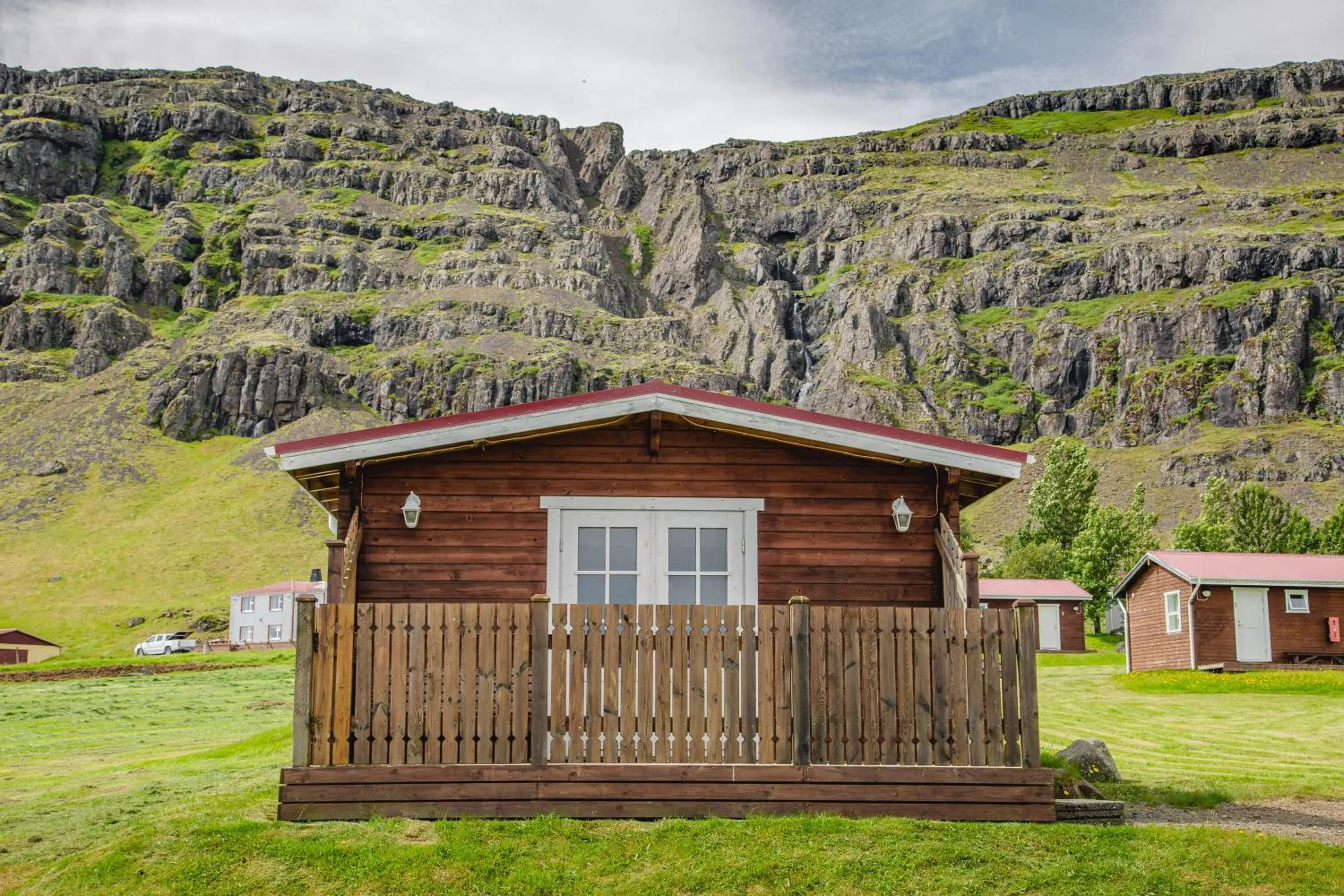 Property building in Guesthouse Skálafell