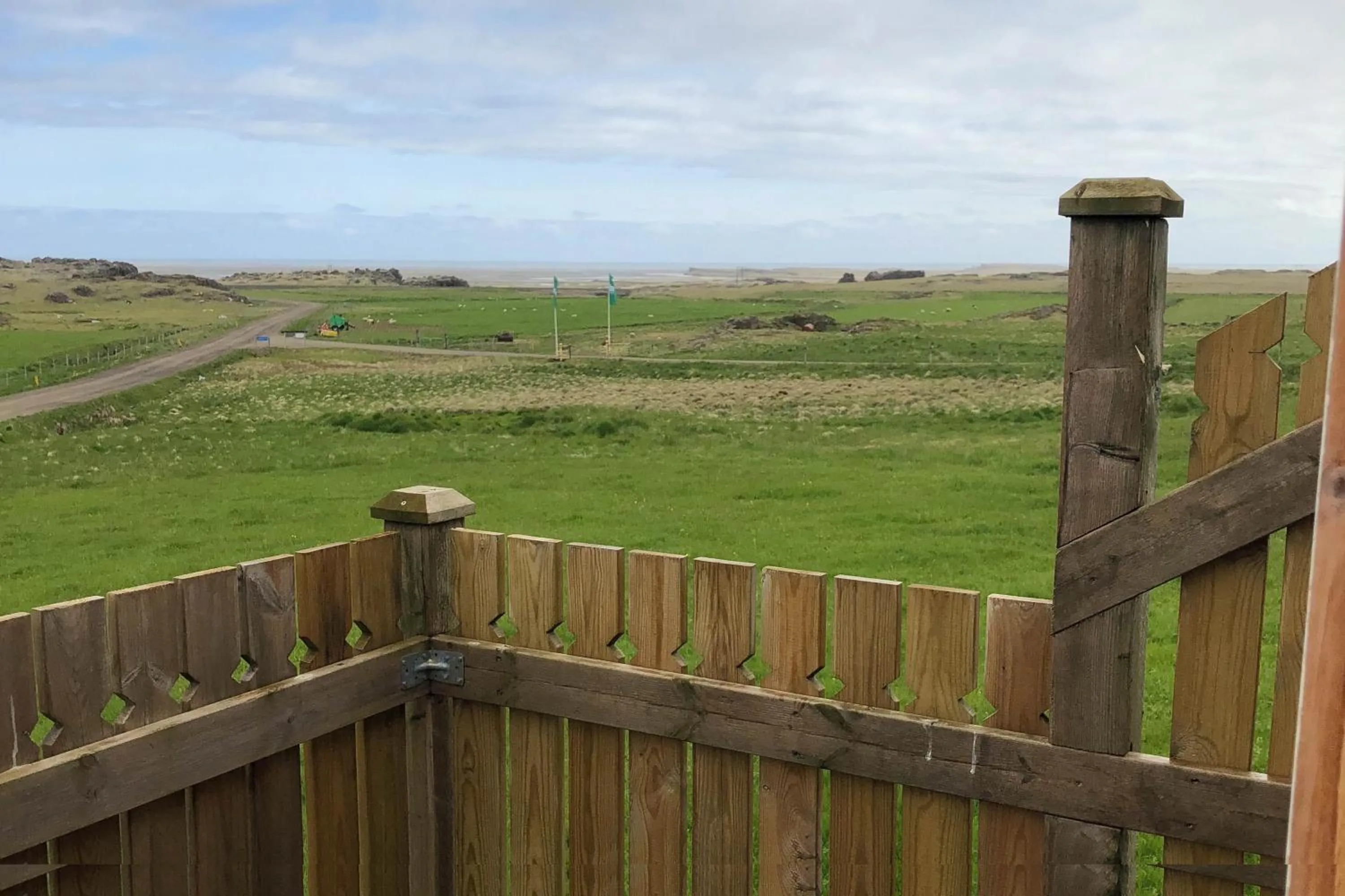 Natural landscape in Guesthouse Skálafell