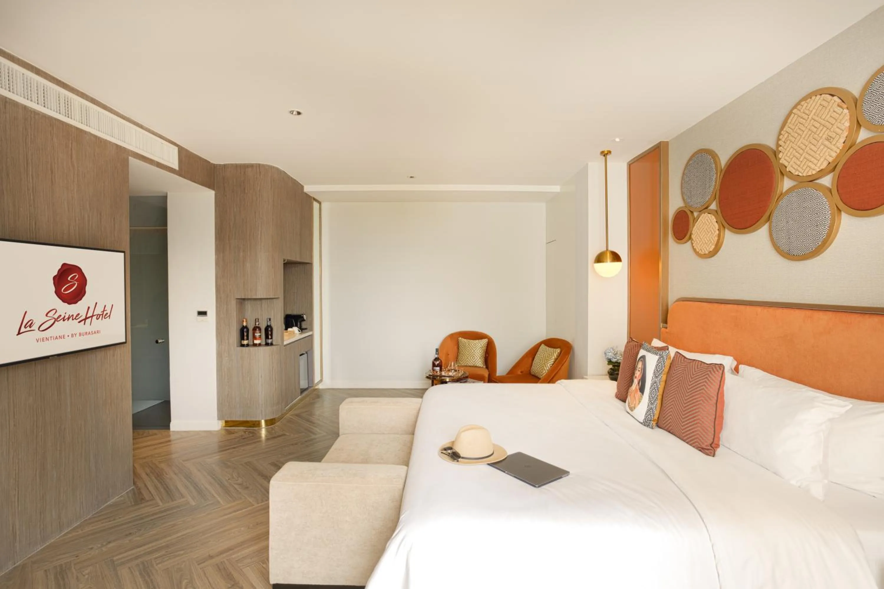 Bed in La Seine Boutique Hotel