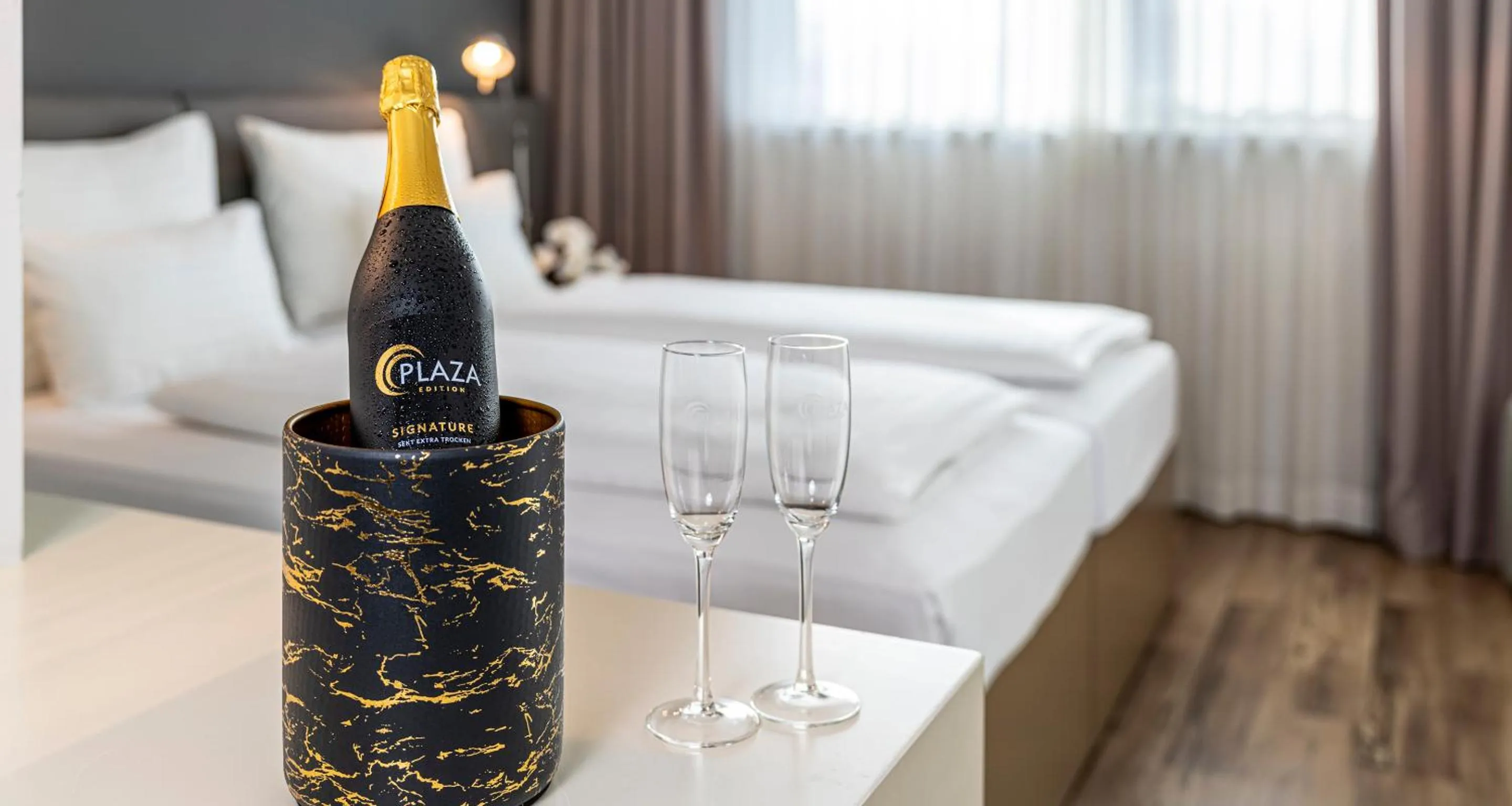 Bed in PLAZA INN Graz