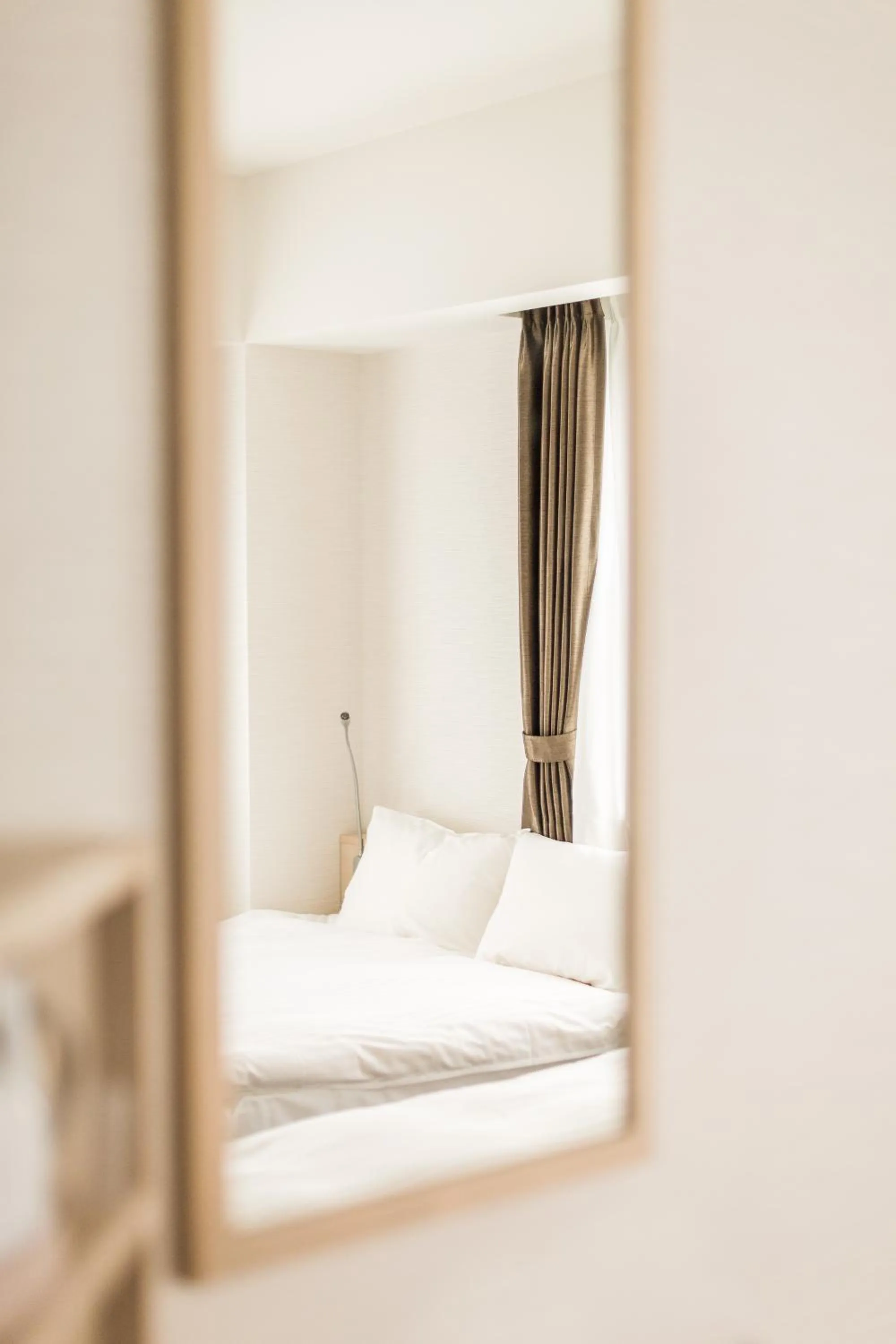 Photo of the whole room, Bed in EIWA PLACE HOTEL Hakata