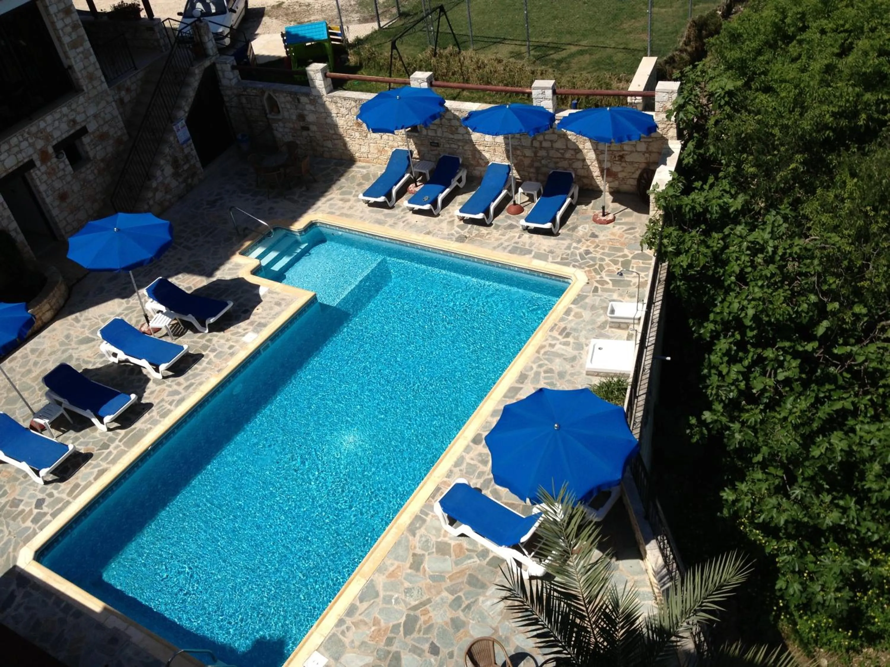 Pool view in Palates Hotel