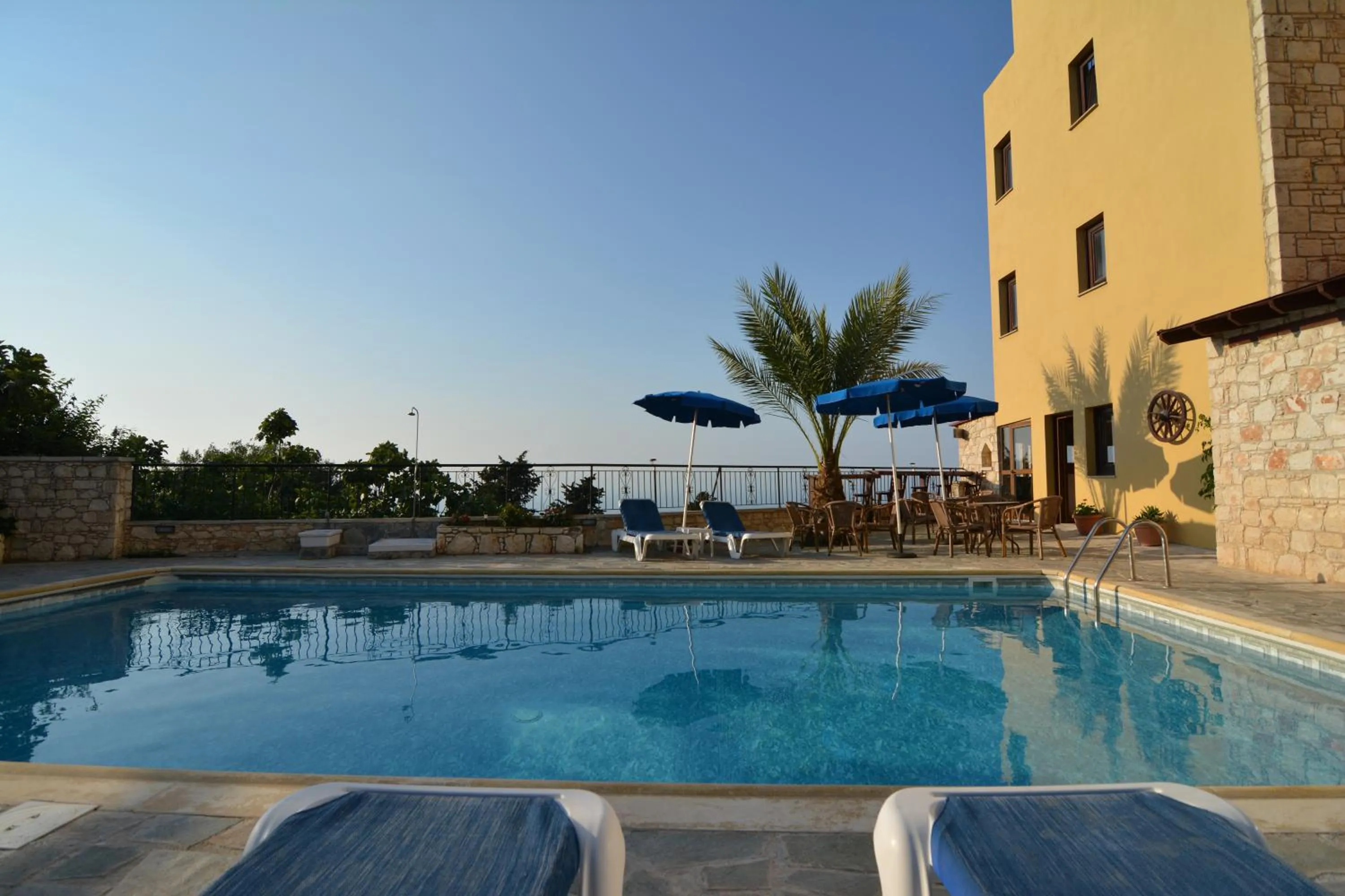 Pool view in Palates Hotel