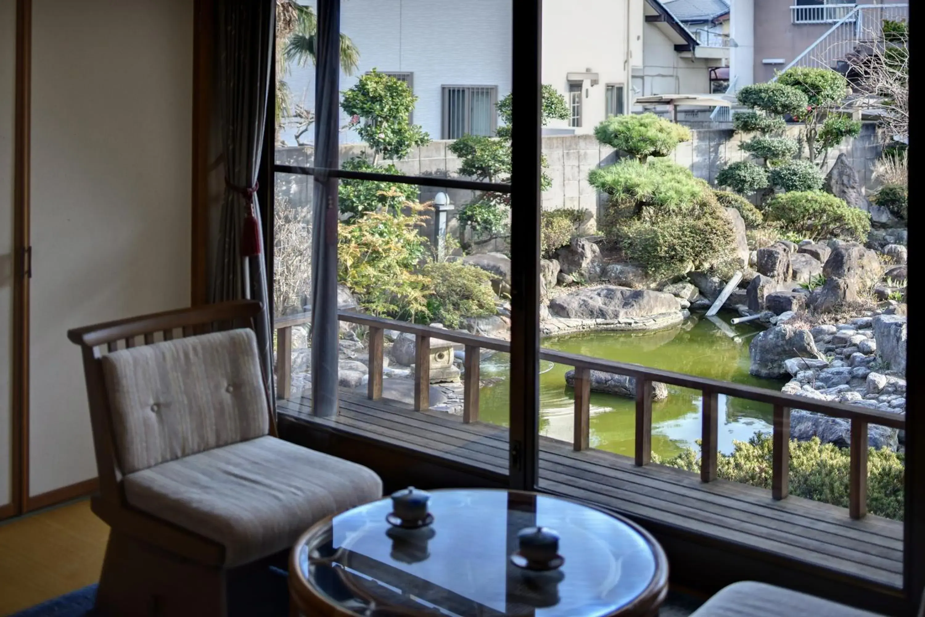 Quadruple Room with Garden View in Rakusuien Quadruple Room with Garden View in Rakusuien