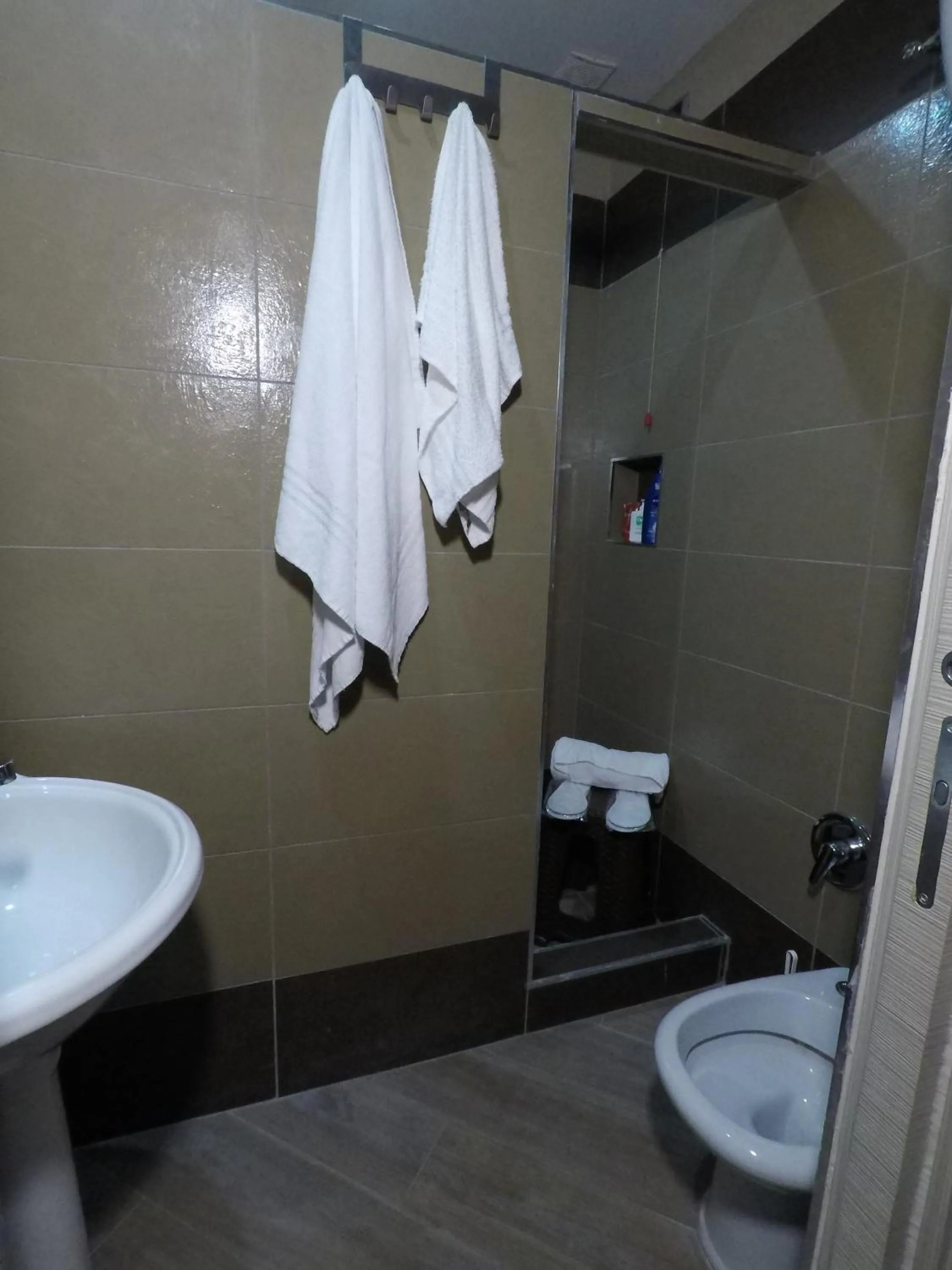 Toilet in Pensione Enea