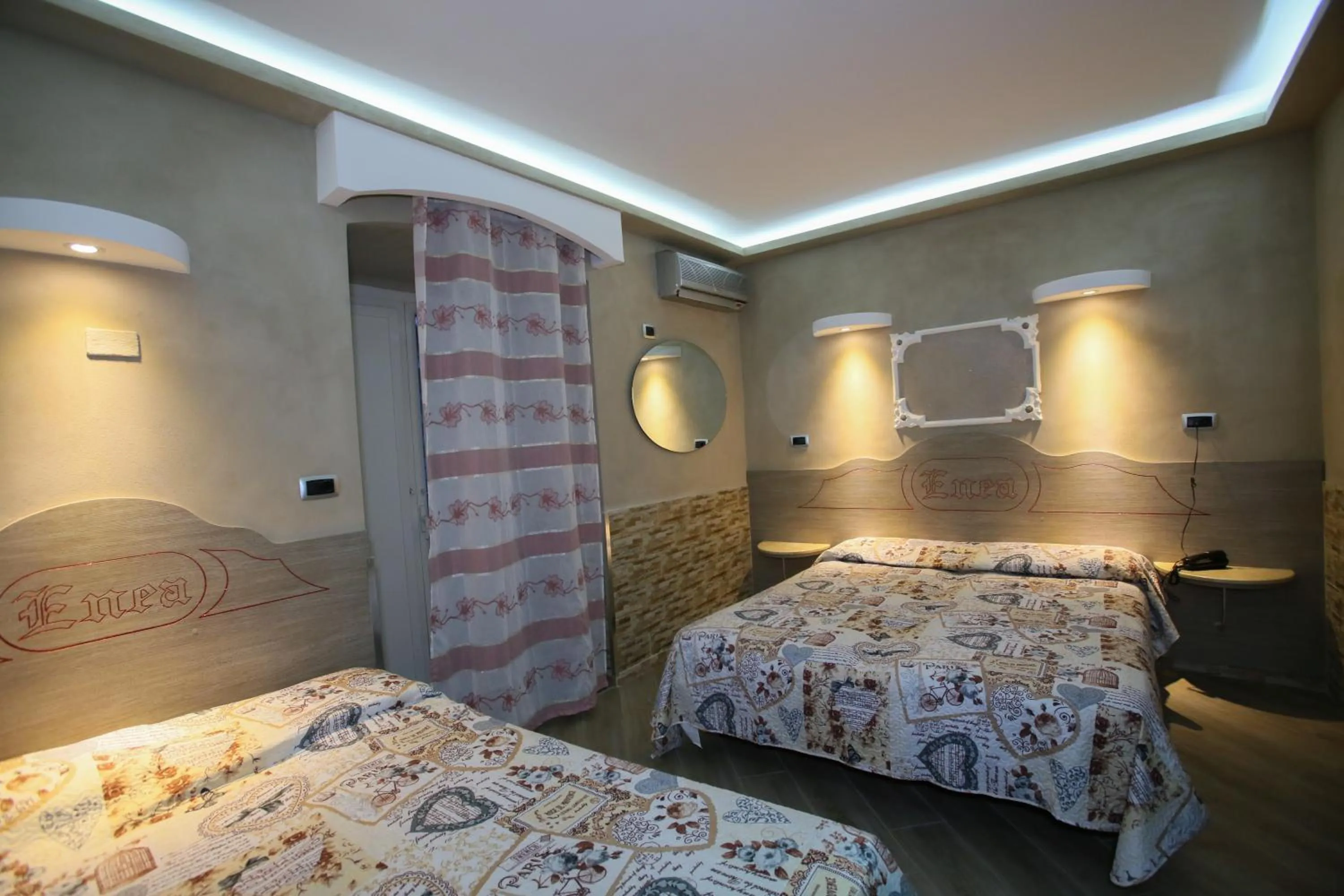 Bed in Pensione Enea