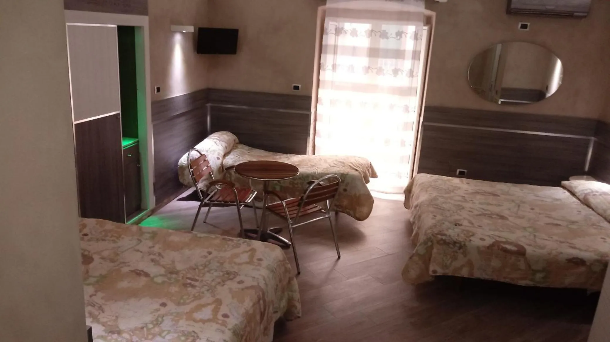 Property building, Bed in Pensione Enea