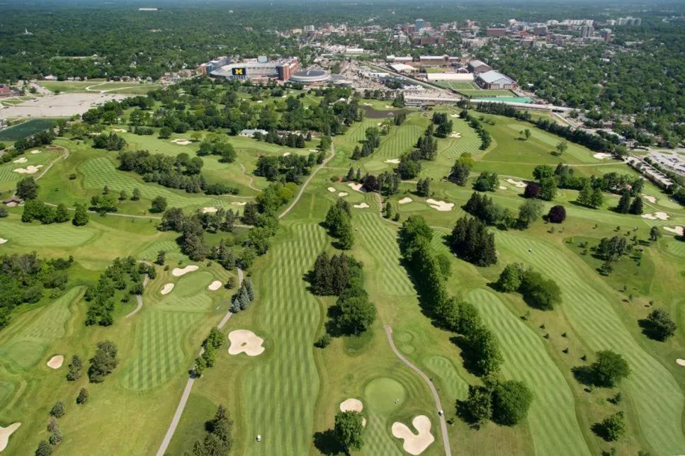 Golfcourse in Hampton Inn Ann Arbor-South