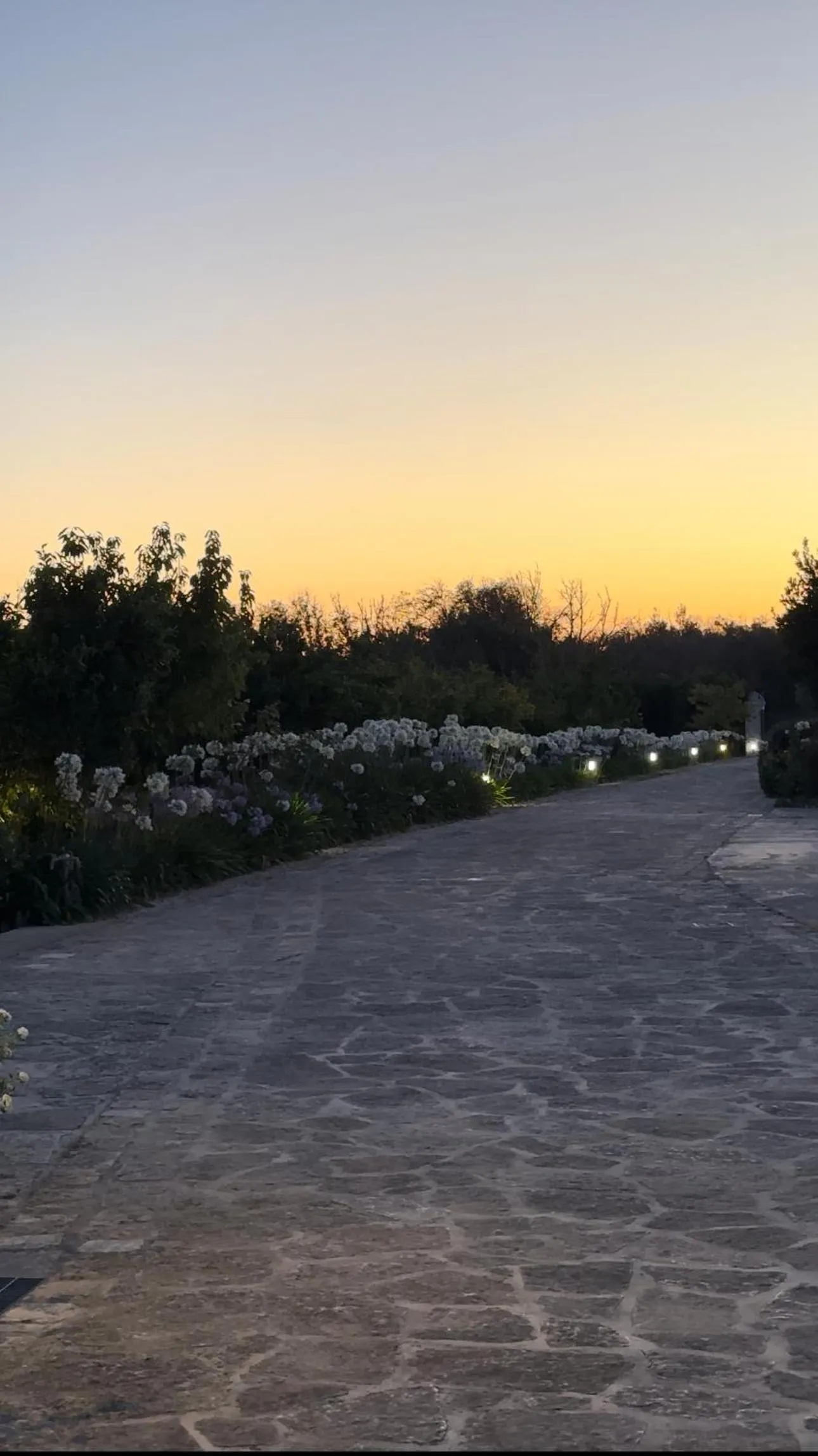 Sunset in Agriturismo Panacea