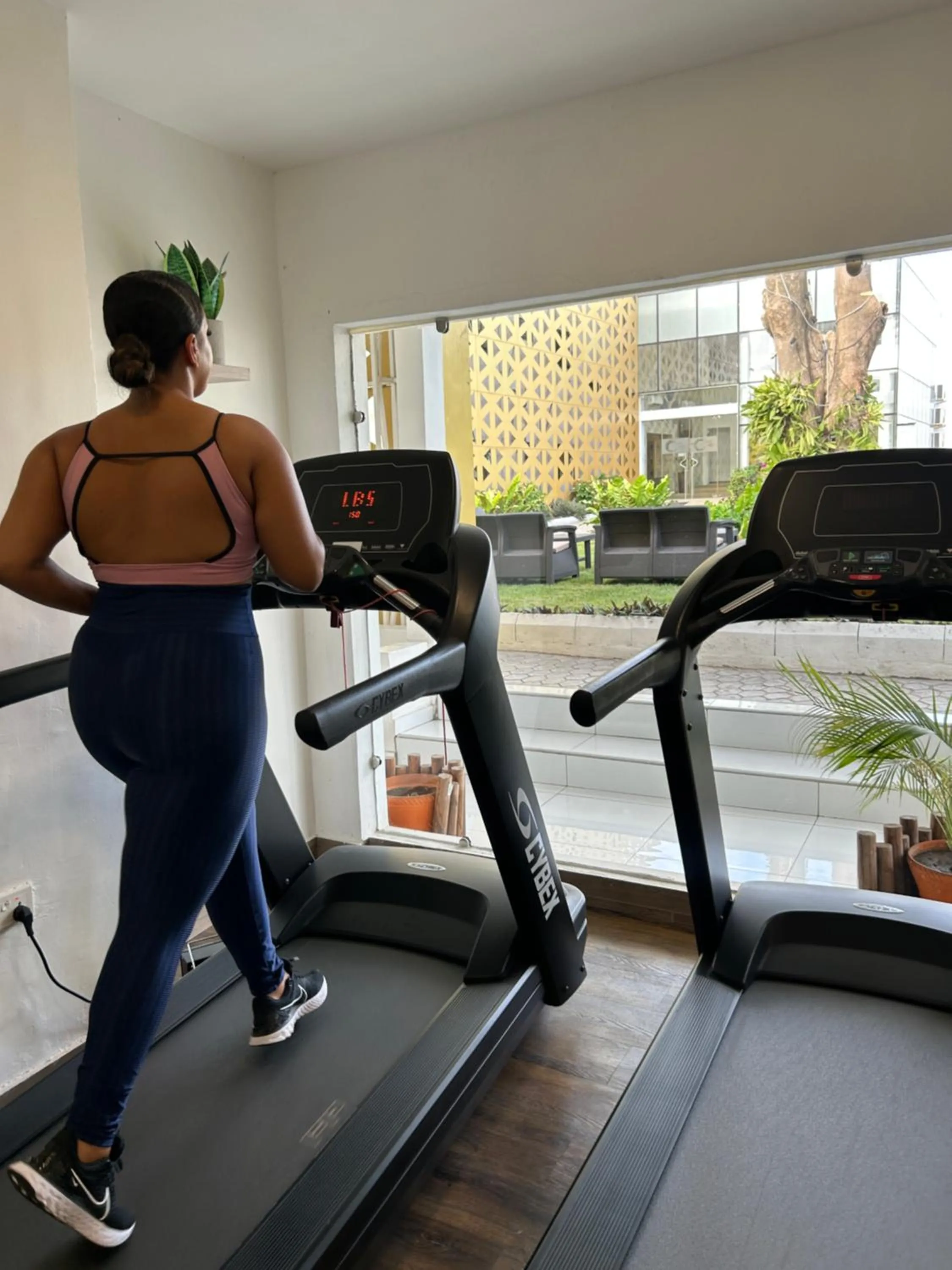 Fitness centre/facilities in The Cabin Hotel