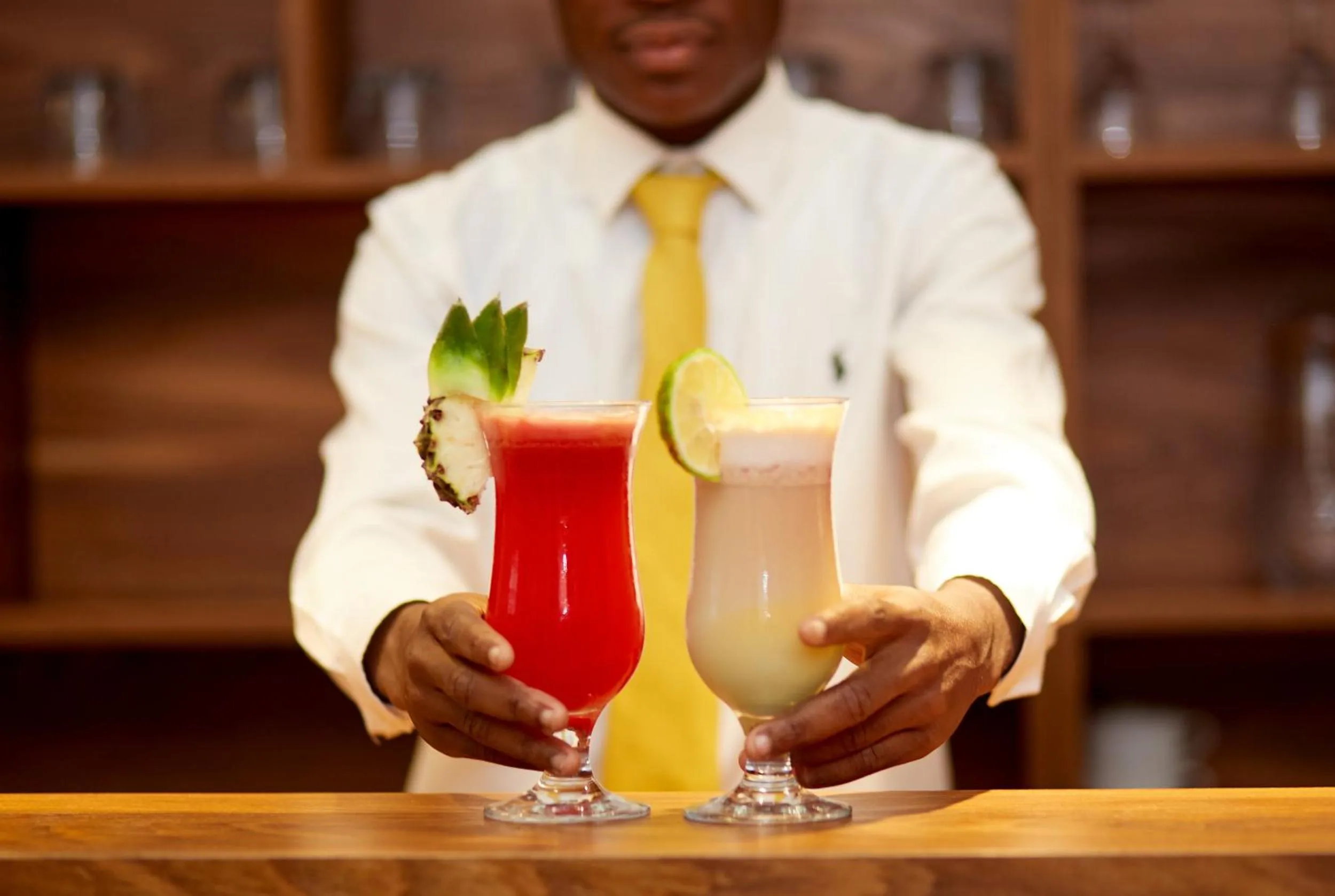 Non alcoholic drinks in The Cabin Hotel