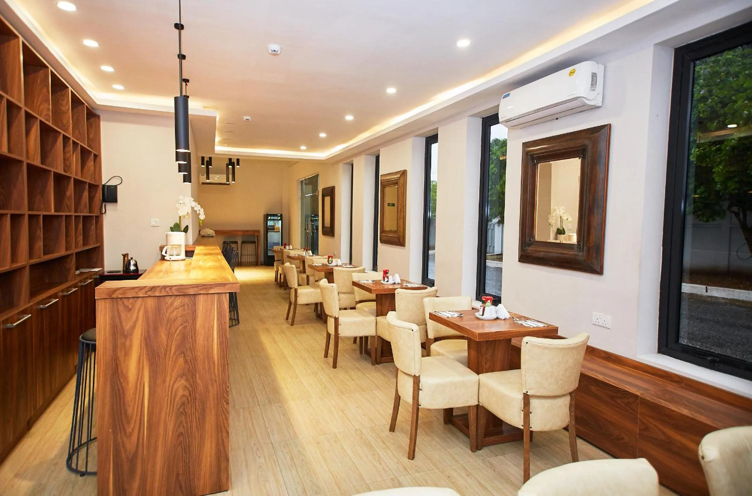 Street view in The Cabin Hotel