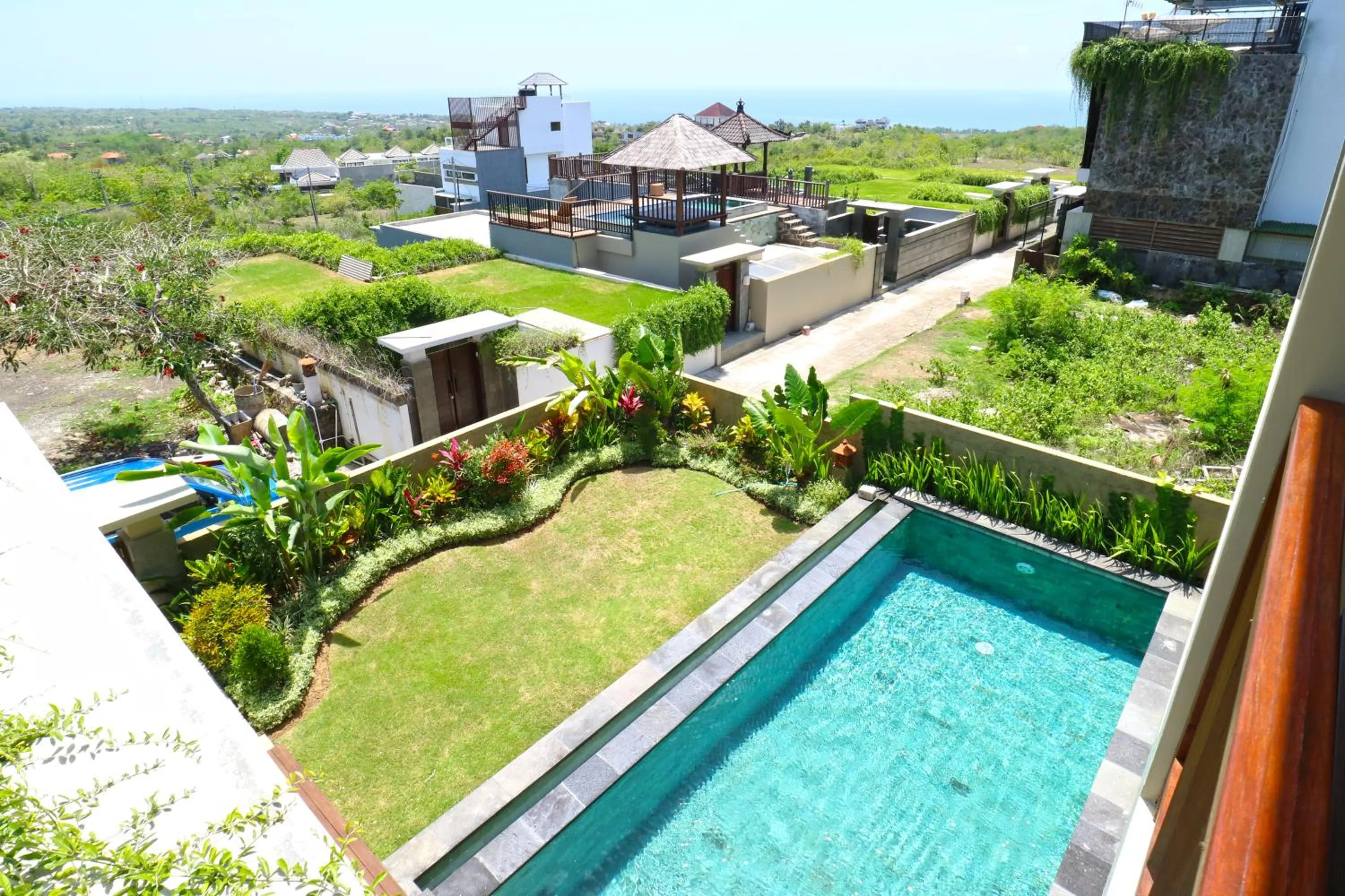 Pool view in The Ocean Views Luxury Villas & Apartment