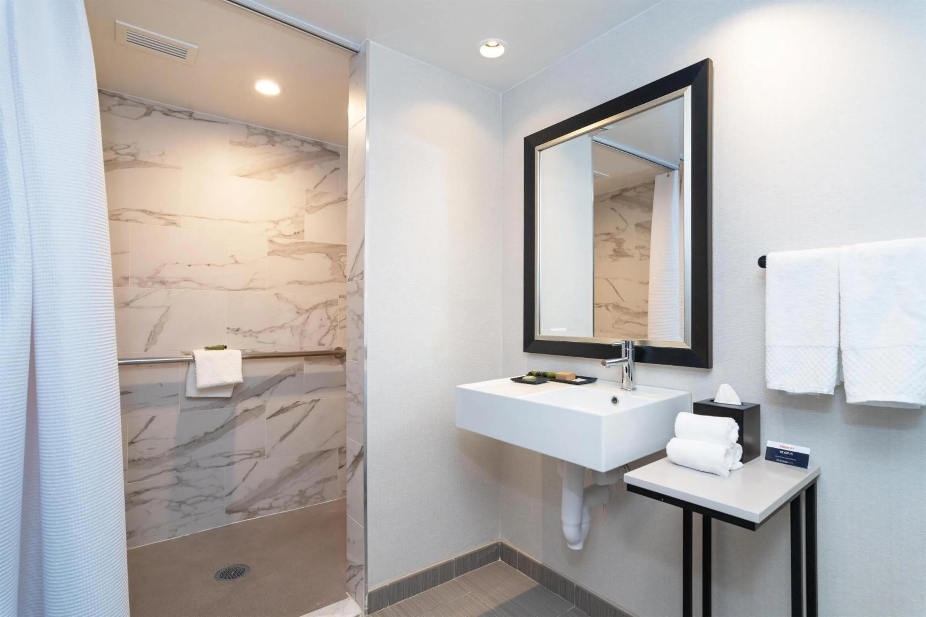 Bathroom in The Bethesdan Hotel, Tapestry Collection by Hilton