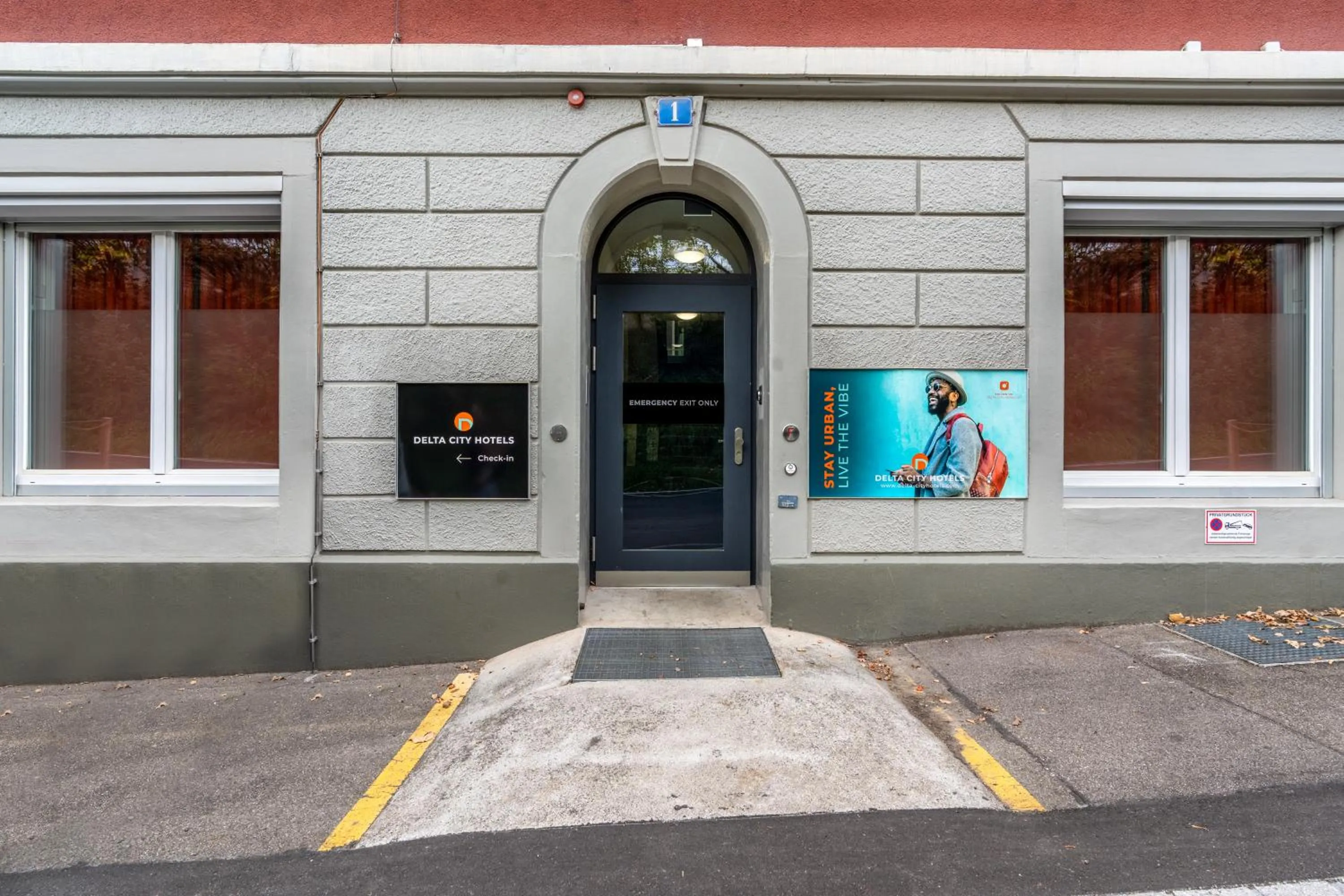 Property building in Delta City Hotels - Self check-in