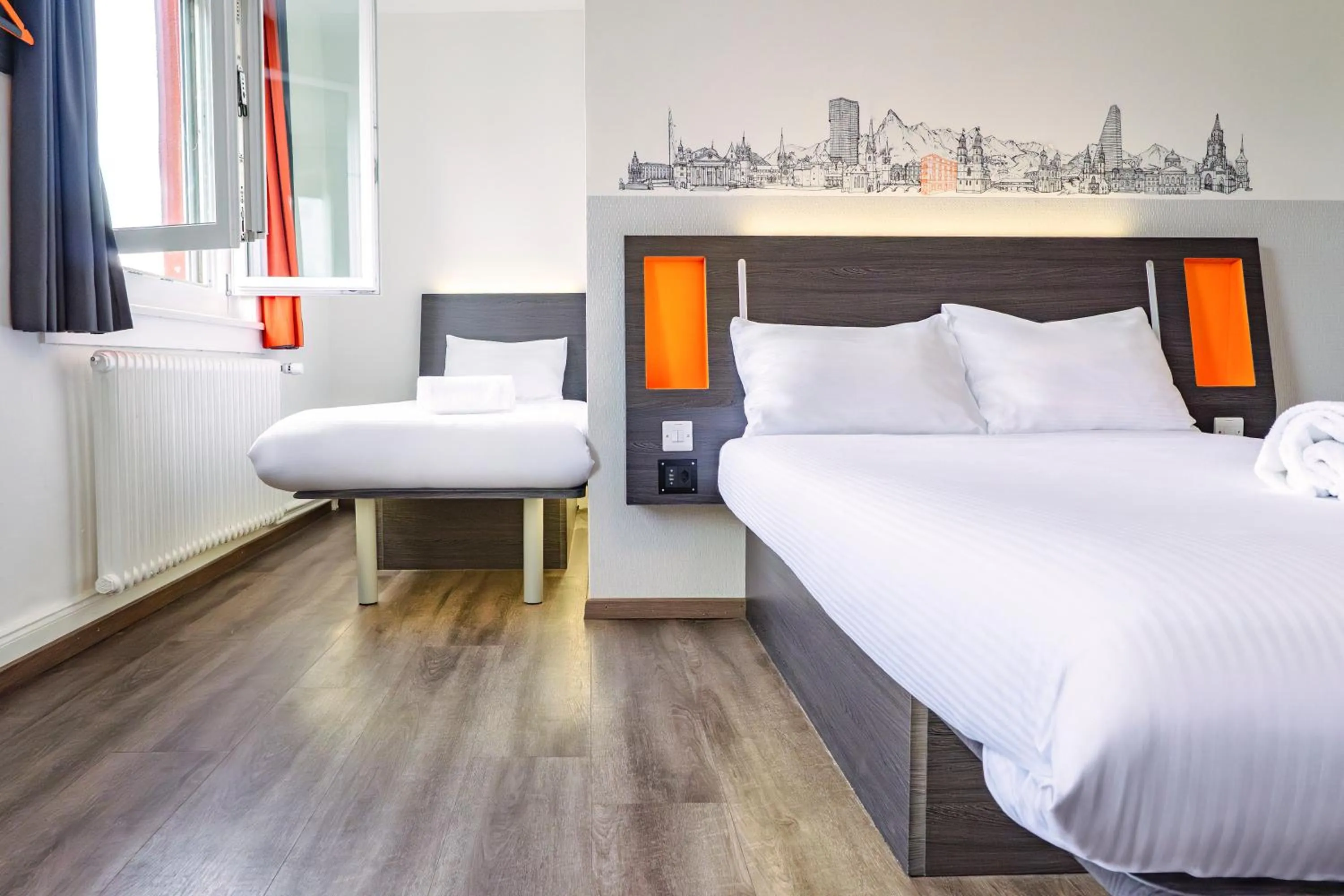 Bed in easyHotel Zürich City West