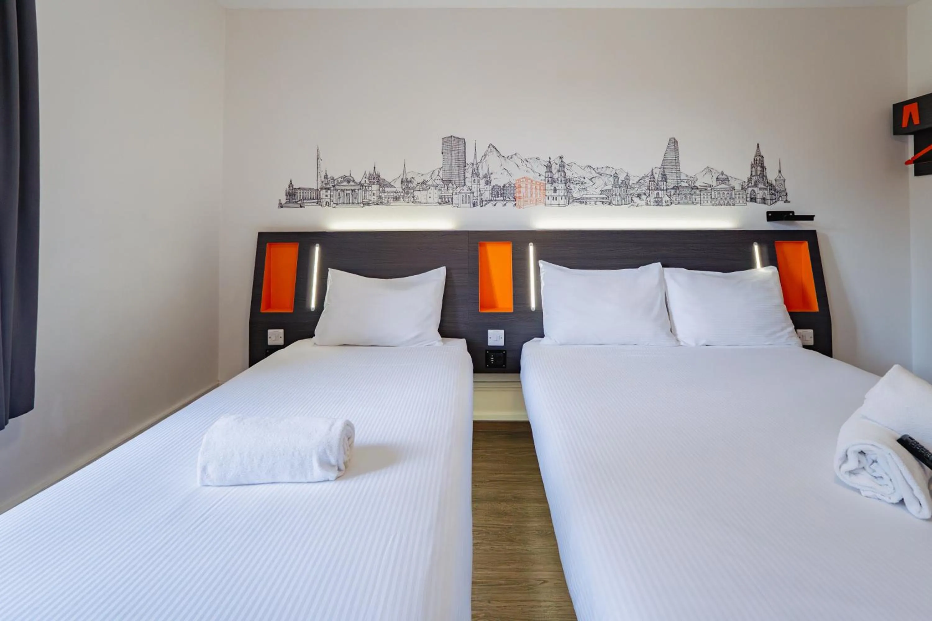 Bed in easyHotel Zürich City West