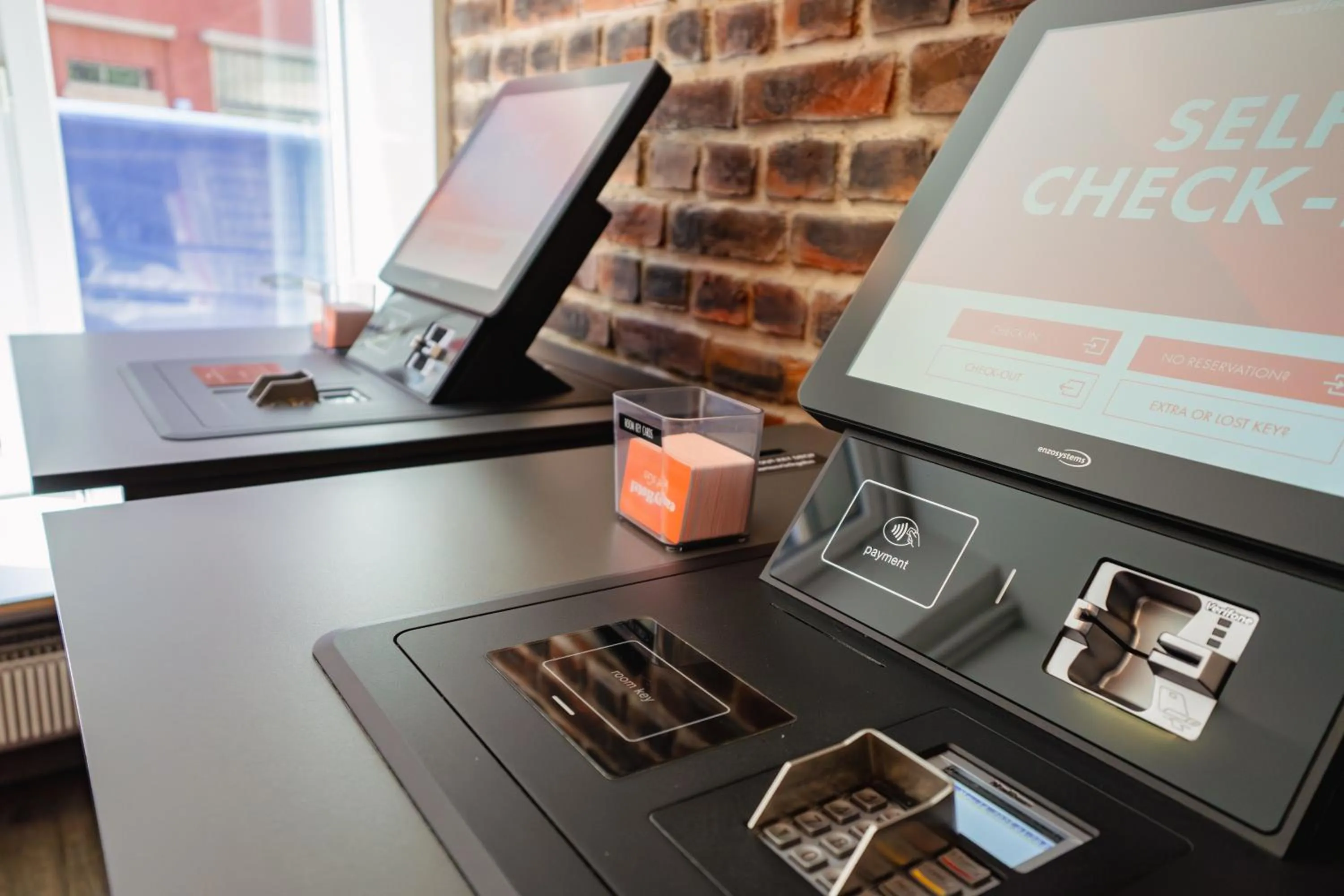 Lobby or reception in easyHotel Zürich City Limmatplatz