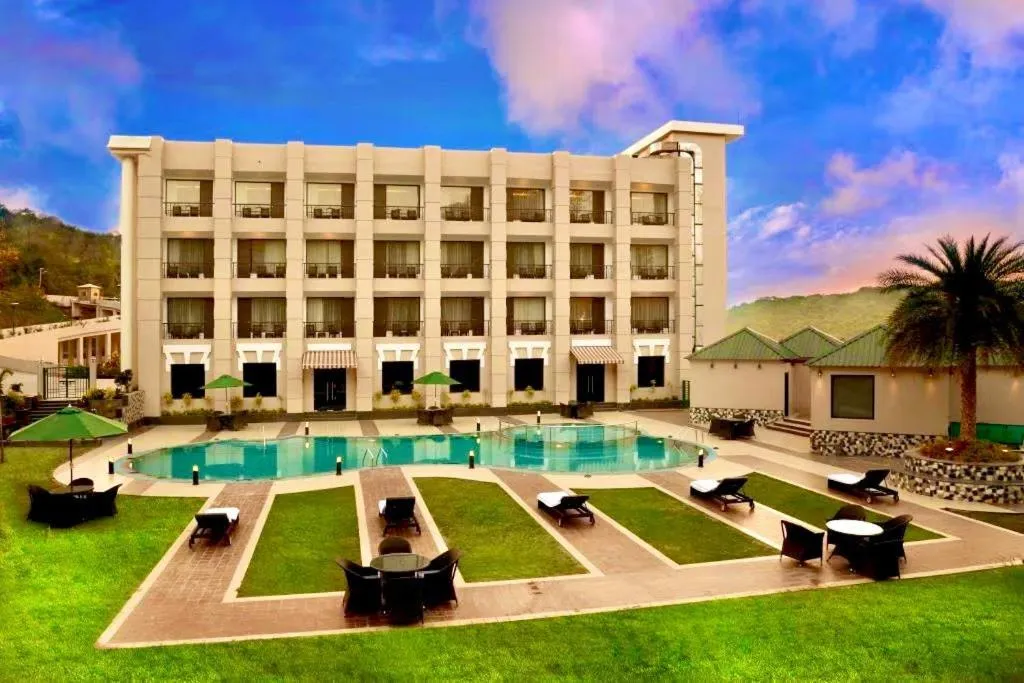 Pool view in Golden Tulip Chandigarh, Panchkula