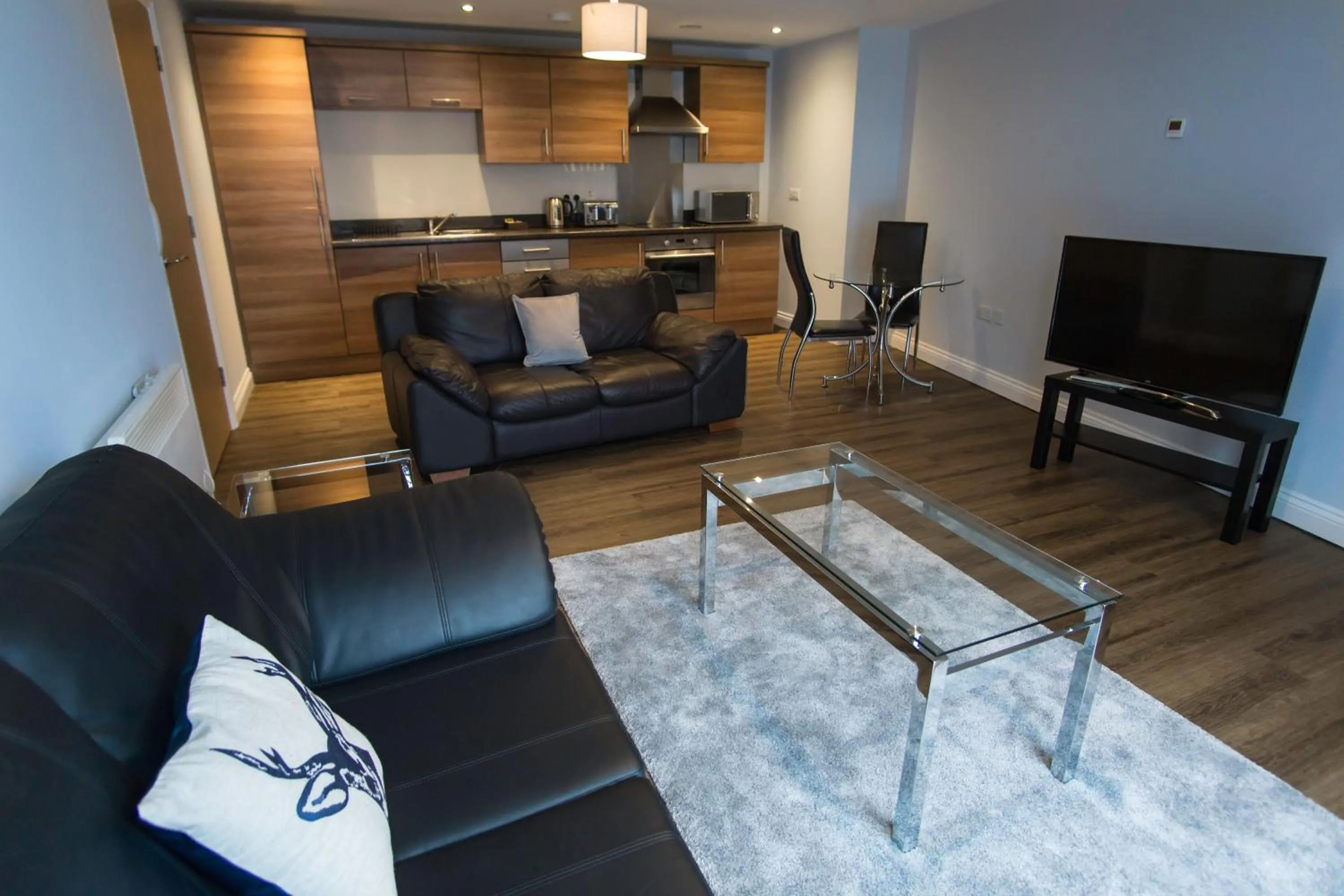 Living room in Belgrade Plaza Serviced Apartments