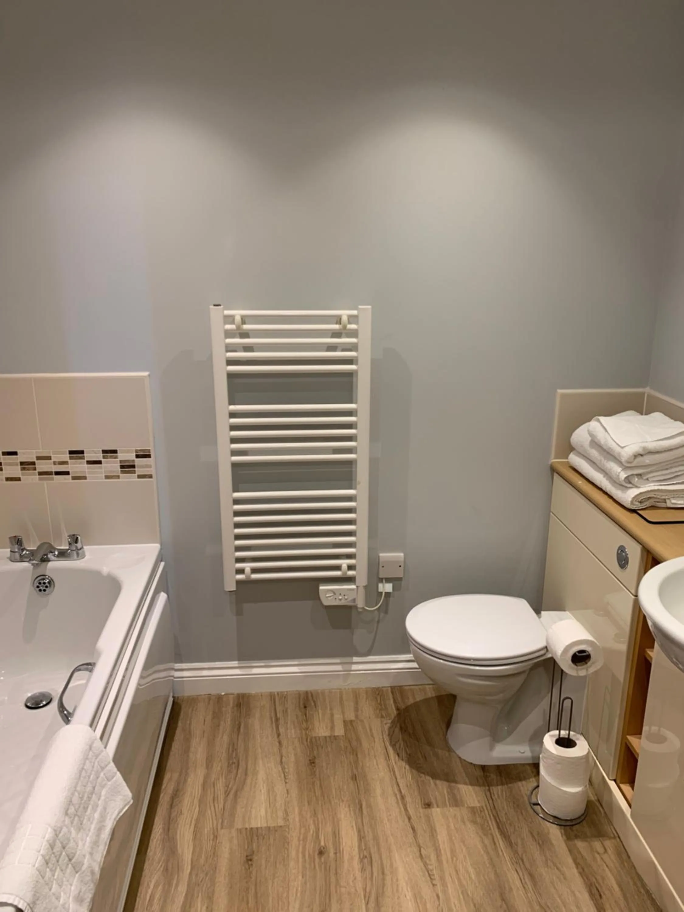 Bathroom in Belgrade Plaza Serviced Apartments