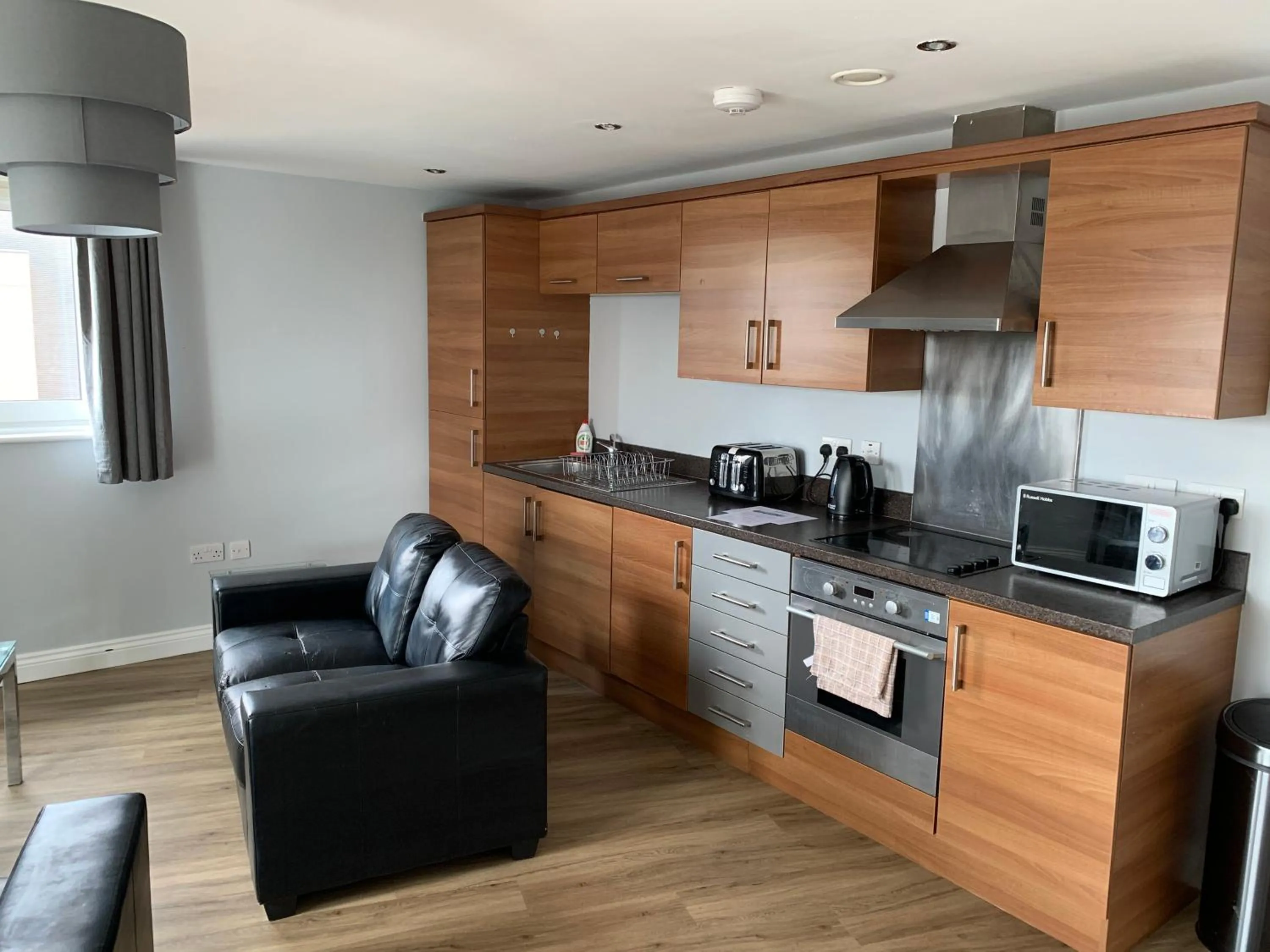 Kitchen or kitchenette in Belgrade Plaza Serviced Apartments